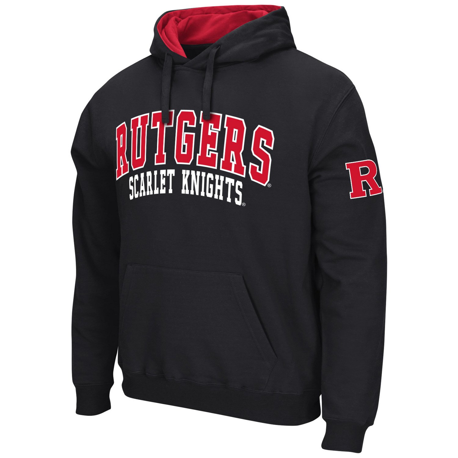 Colosseum Rutgers Scarlet Knights Double Arch Pullover Hoodie
