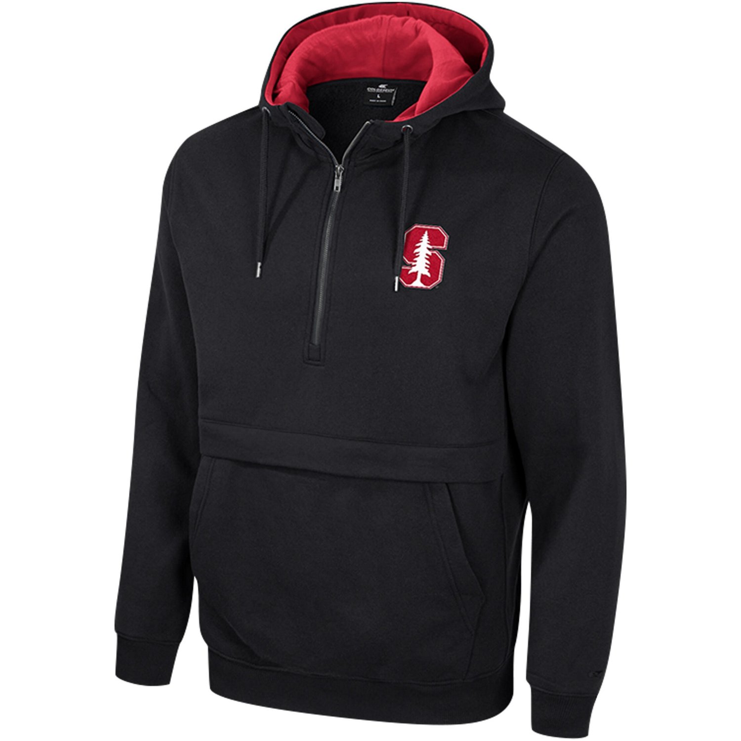 Colosseum Stanford Cardinal Half-Zip Hoodie - view number 2