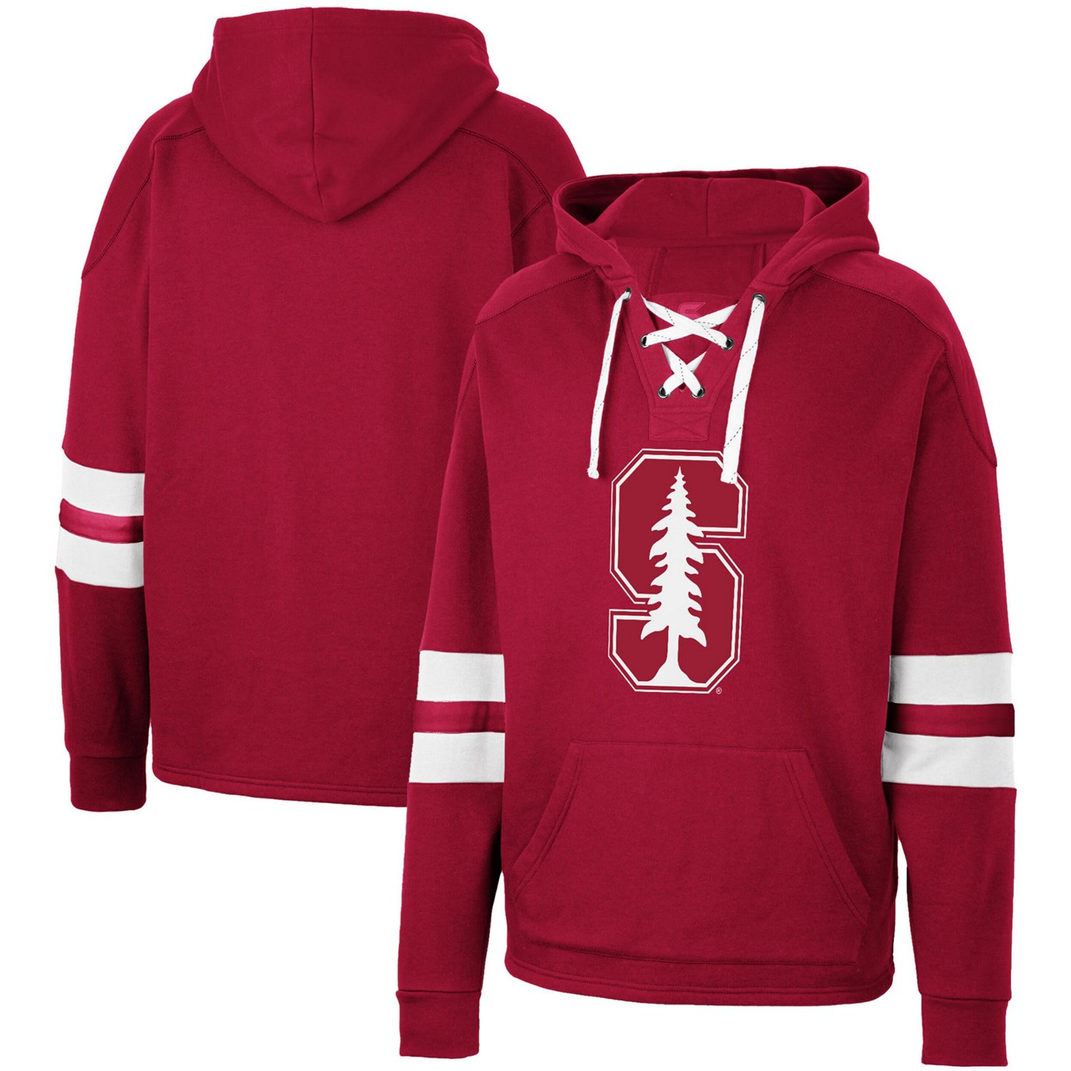 Colosseum Stanford Lace-Up 40 Pullover Hoodie