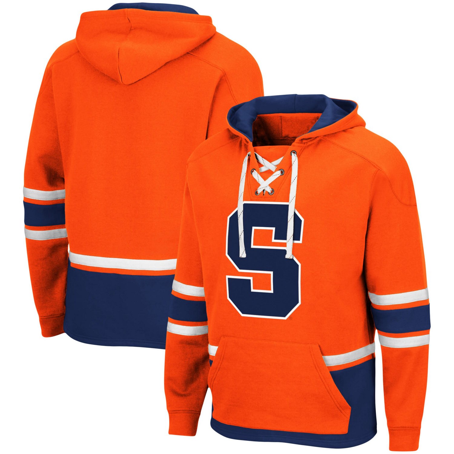 Colosseum Syracuse Lace Up 30 Pullover Hoodie