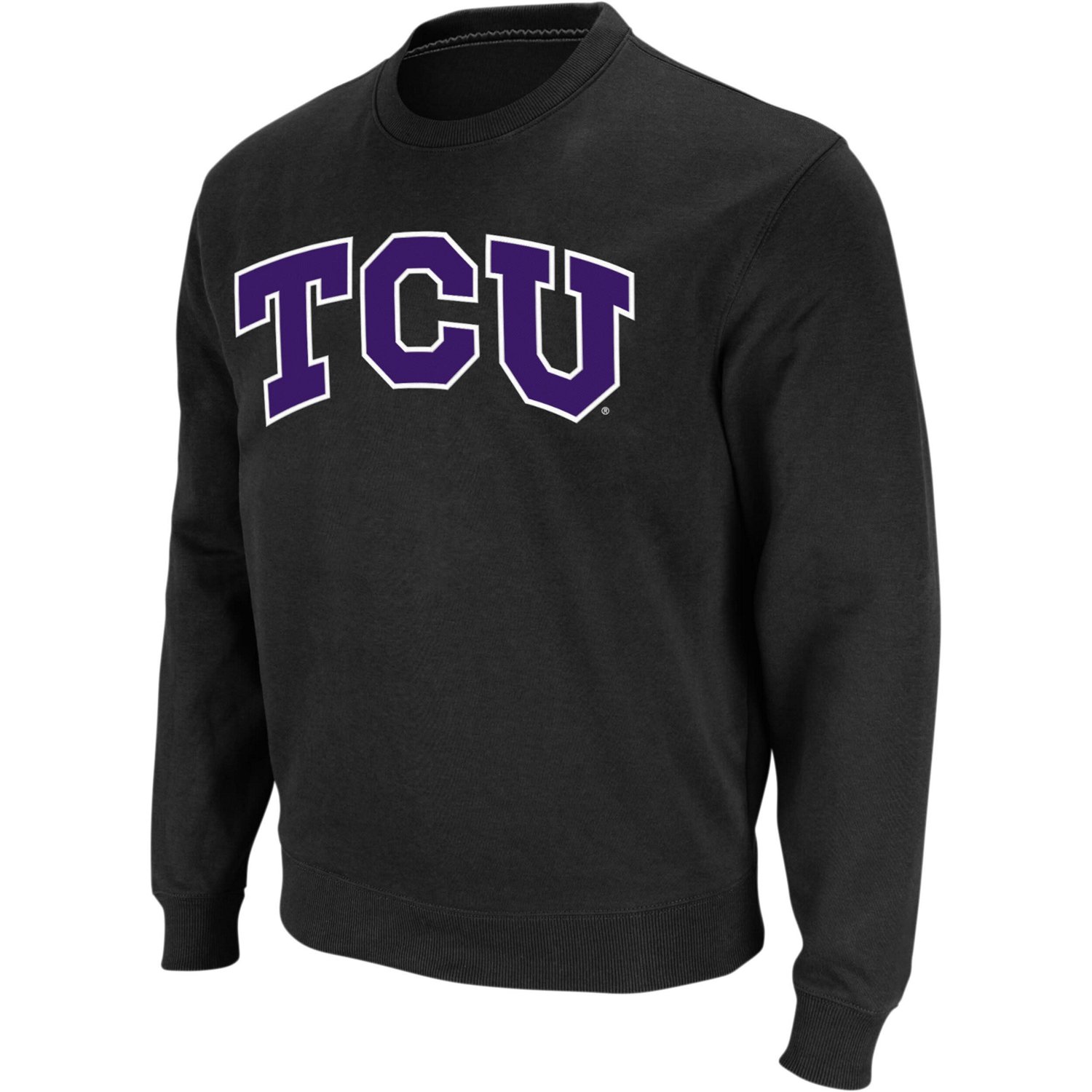 Colosseum TCU Horned Frogs Arch  Logo Crew Neck Sweatshirt                                                                       - view number 2