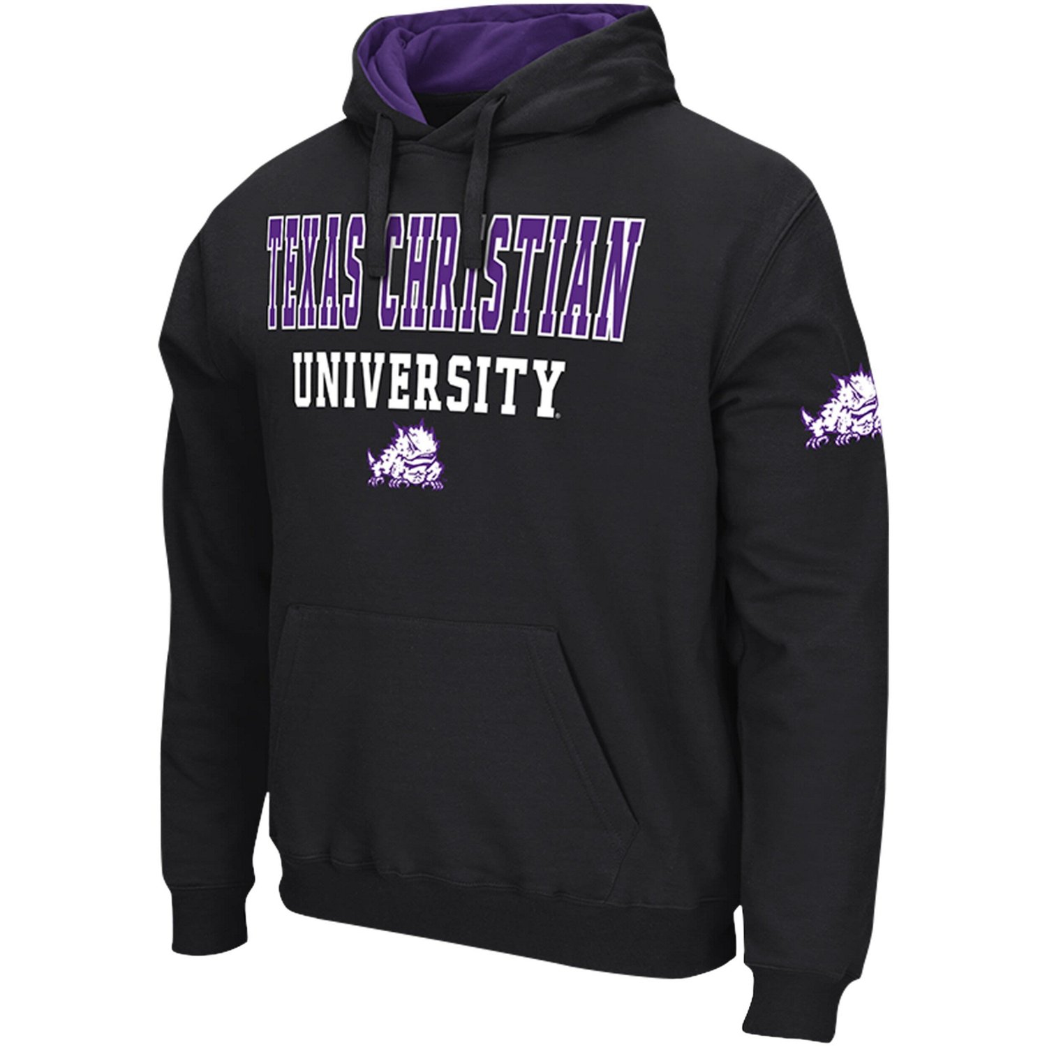 Colosseum TCU Horned Frogs Sunrise Pullover Hoodie                                                                               - view number 2
