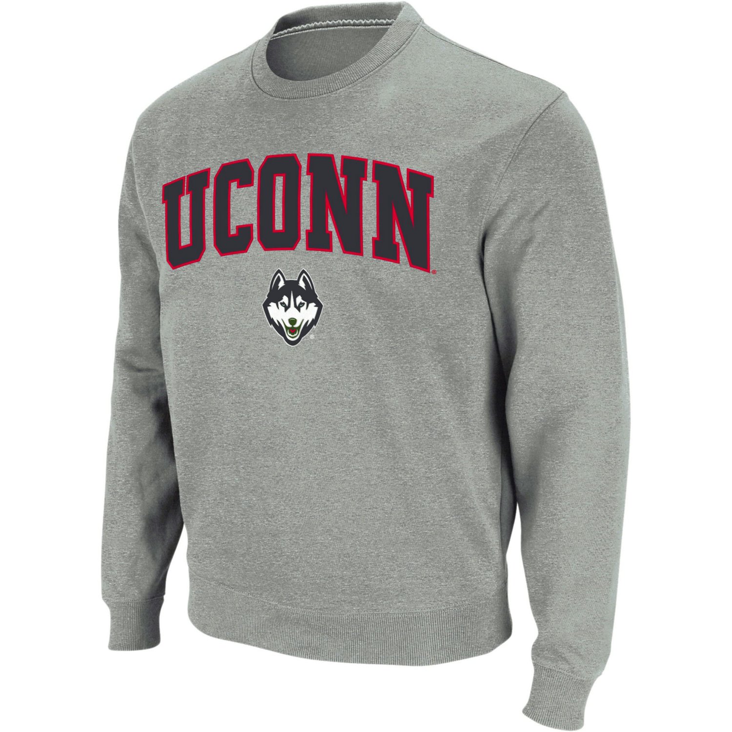 Colosseum UConn Huskies Arch  Logo Crew Neck Sweatshirt - view number 2