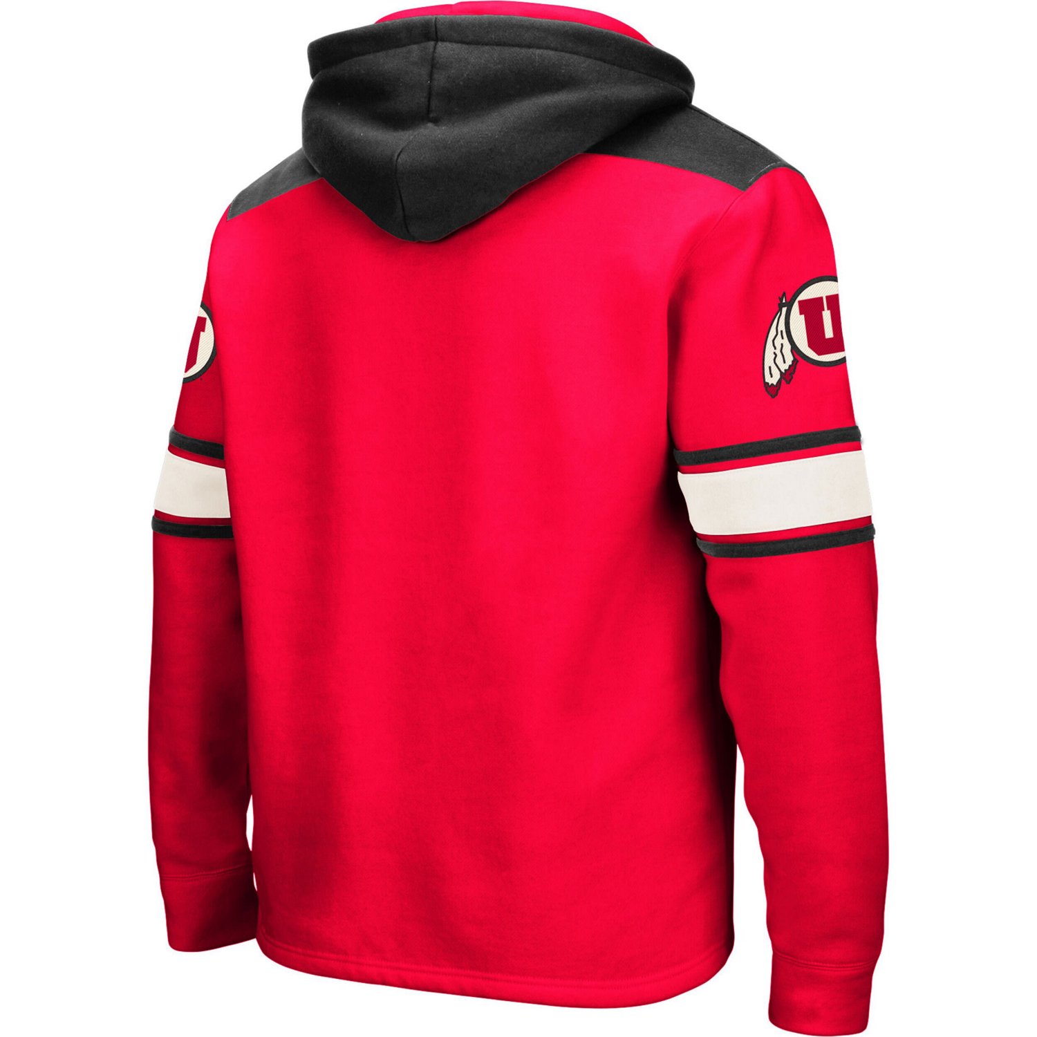 Colosseum Utah Utes 20 Lace-Up Pullover Hoodie                                                                                   - view number 3