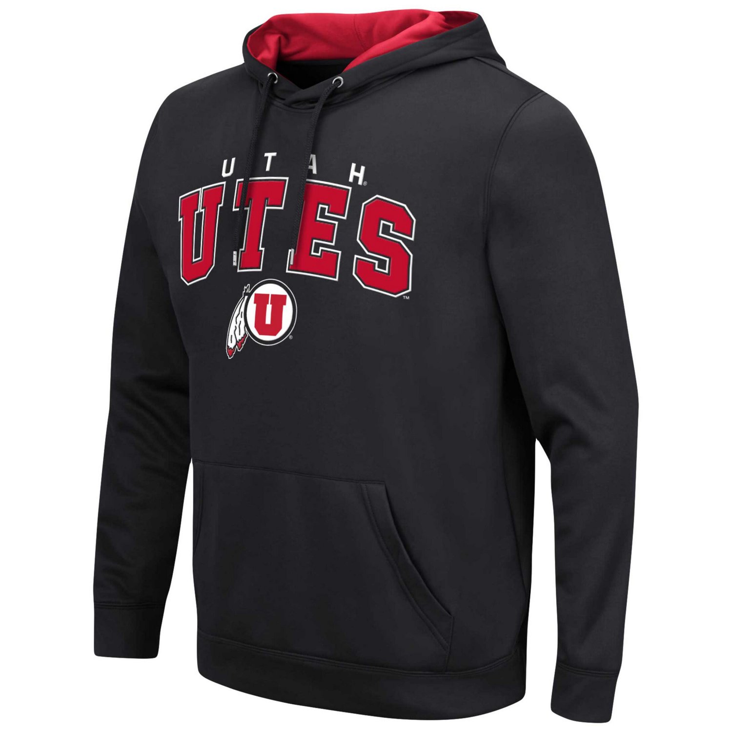 Colosseum Utah Utes Resistance Pullover Hoodie - view number 2