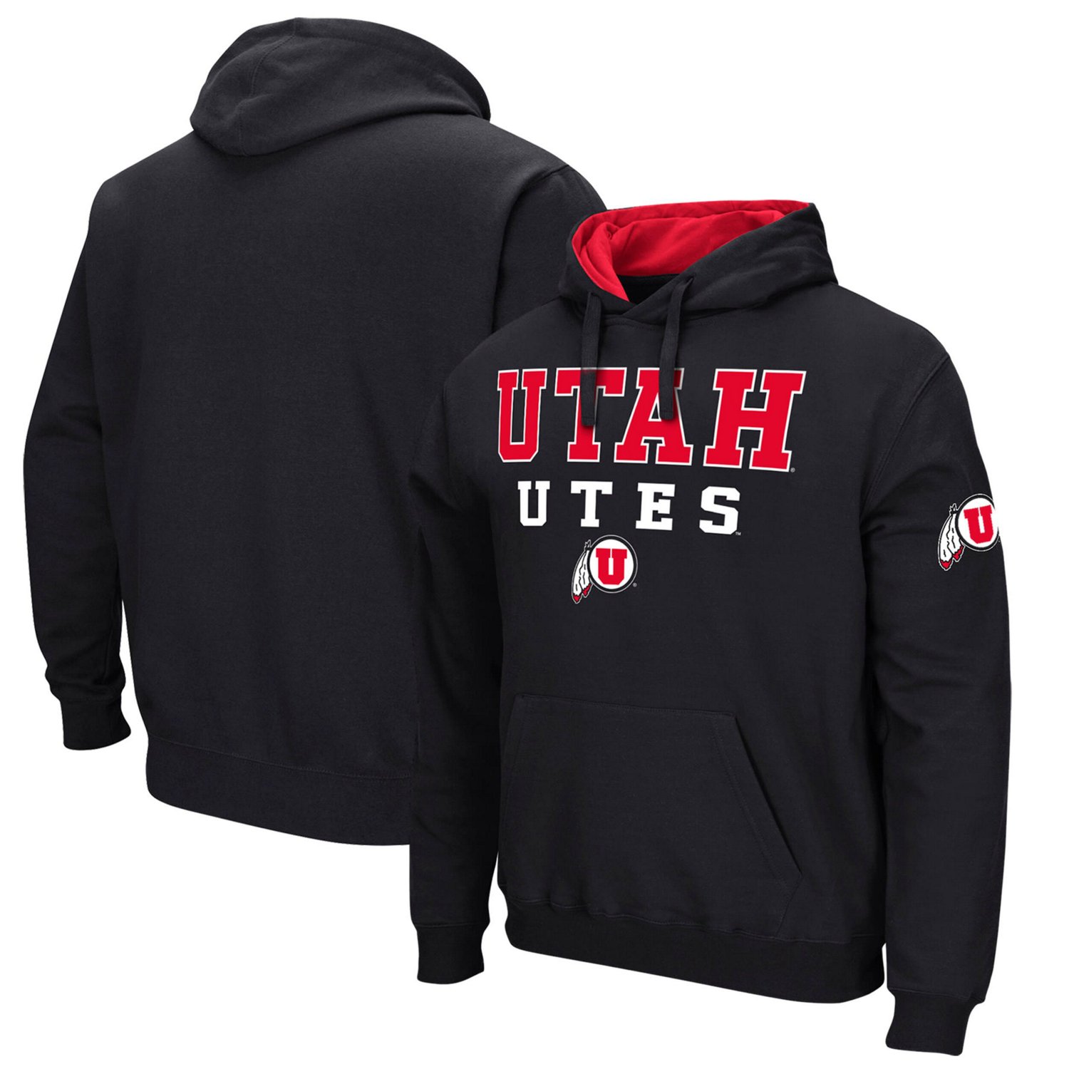 Colosseum Utah Utes Sunrise Pullover Hoodie                                                                                      - view number 1