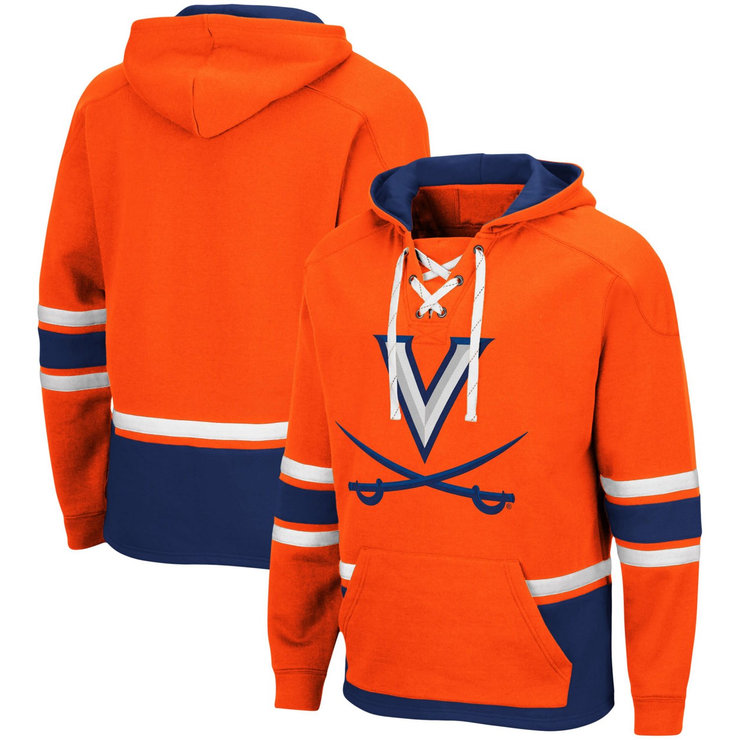 Colosseum Virginia Cavaliers Lace Up 30 Pullover Hoodie