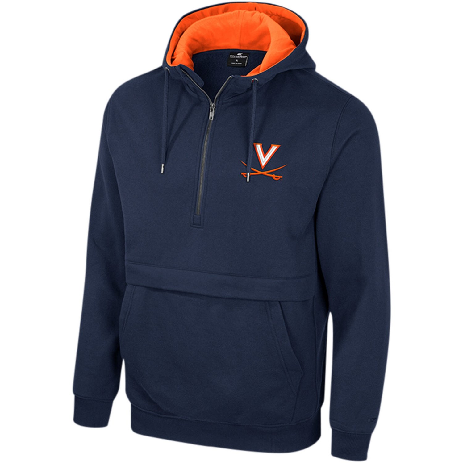 Colosseum Virginia Cavaliers Team Half-Zip Pullover Hoodie                                                                       - view number 2