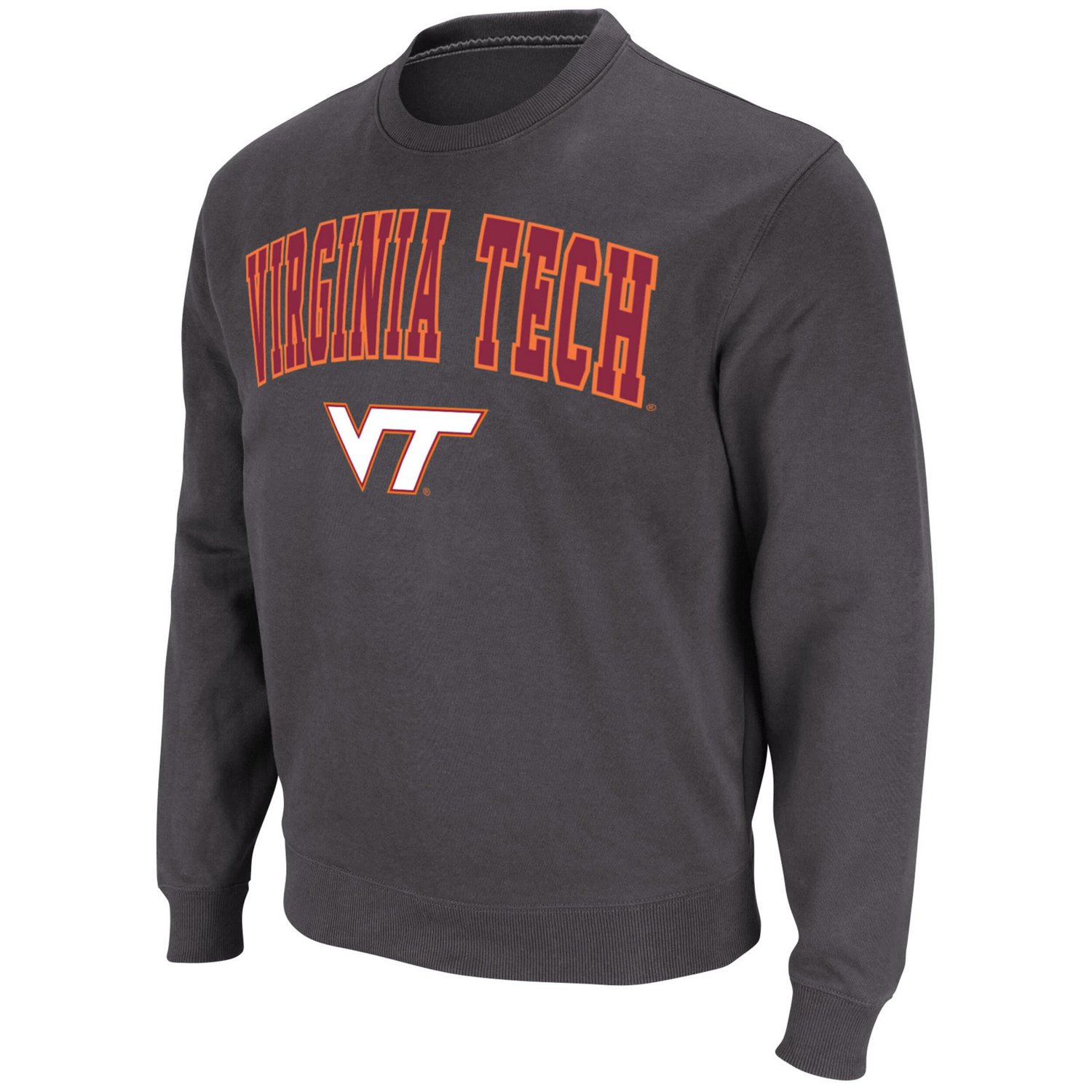 Colosseum Virginia Tech Hokies Arch  Logo Pullover Sweatshirt