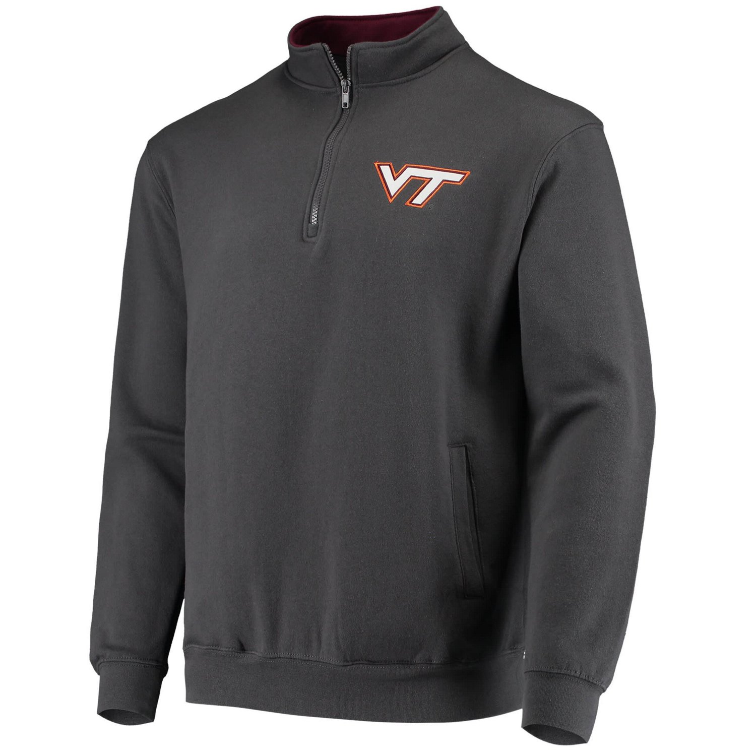 Colosseum Virginia Tech Hokies Tortugas Logo Quarter-Zip Jacket                                                                  - view number 2