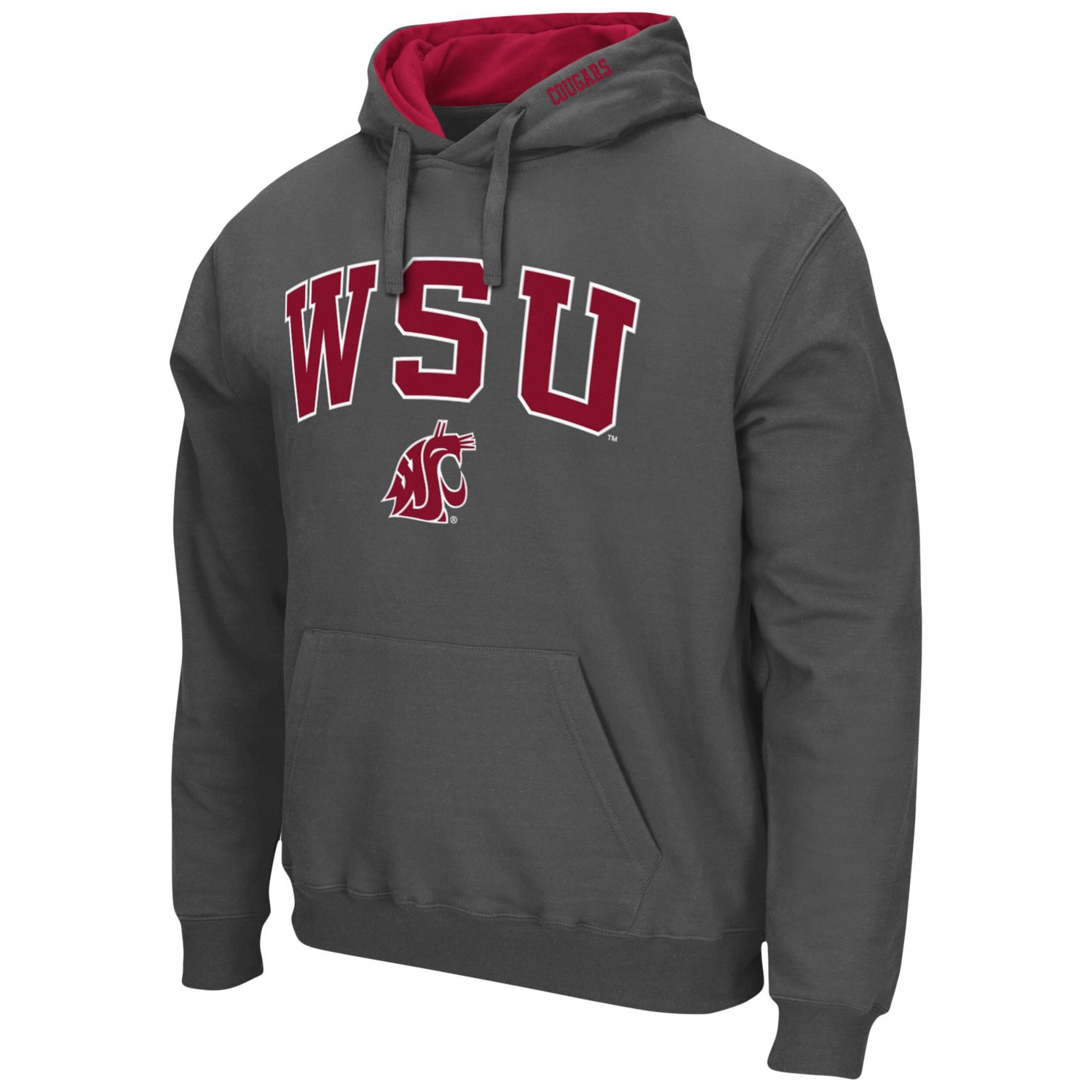 Colosseum Washington State Cougars Arch  Logo 30 Pullover Hoodie - view number 2