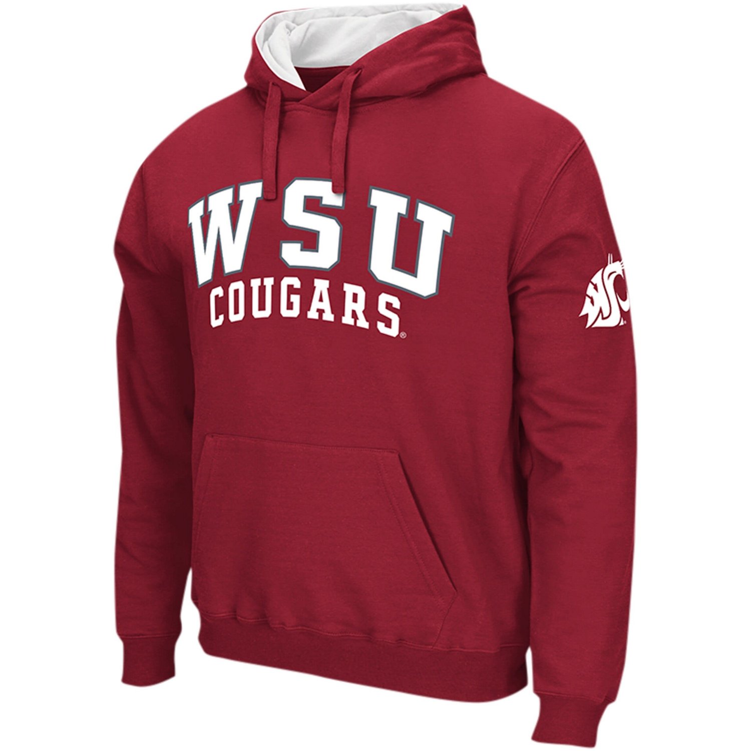 Colosseum Washington State Cougars Double Arch Pullover Hoodie