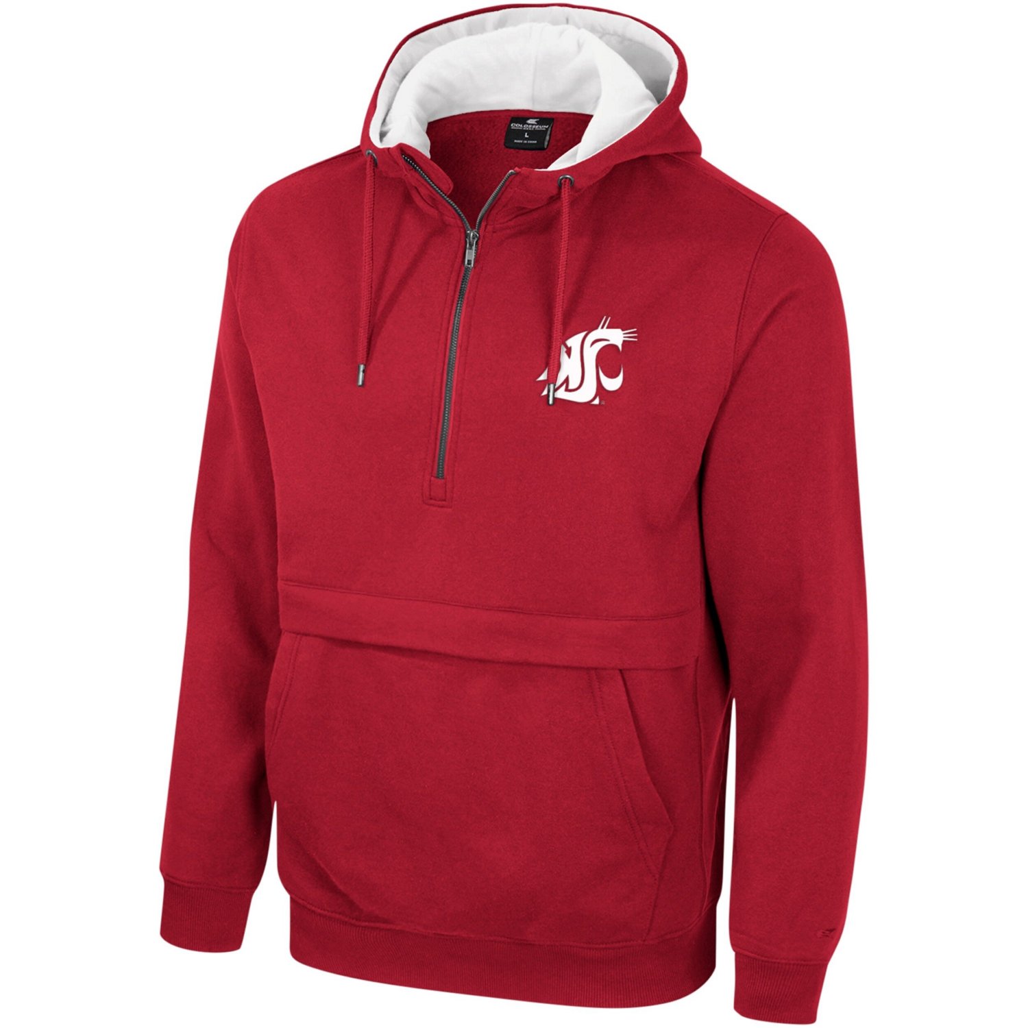 Colosseum Washington State Cougars Half-Zip Hoodie - view number 2