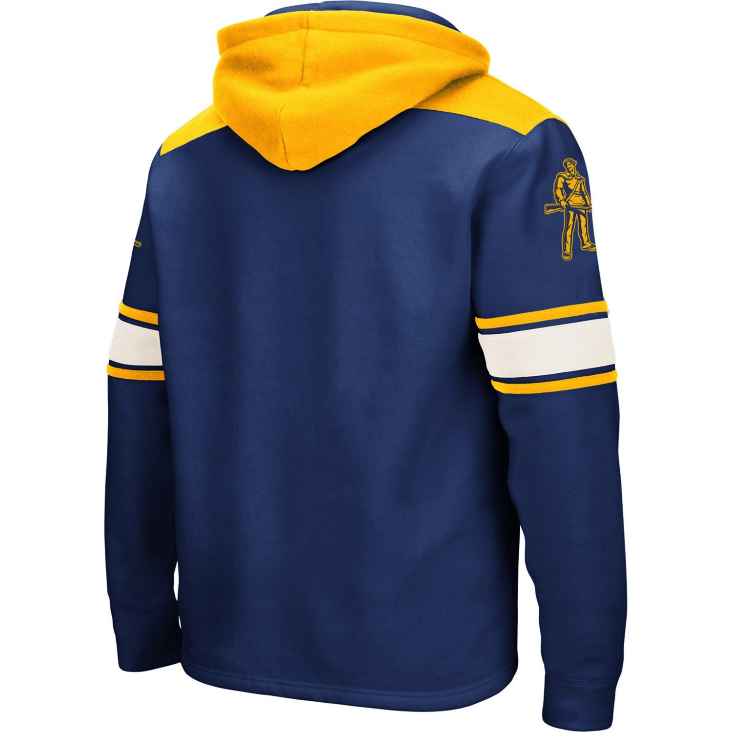 Colosseum West Virginia Mountaineers 20 Lace-Up Pullover Hoodie                                                                  - view number 3