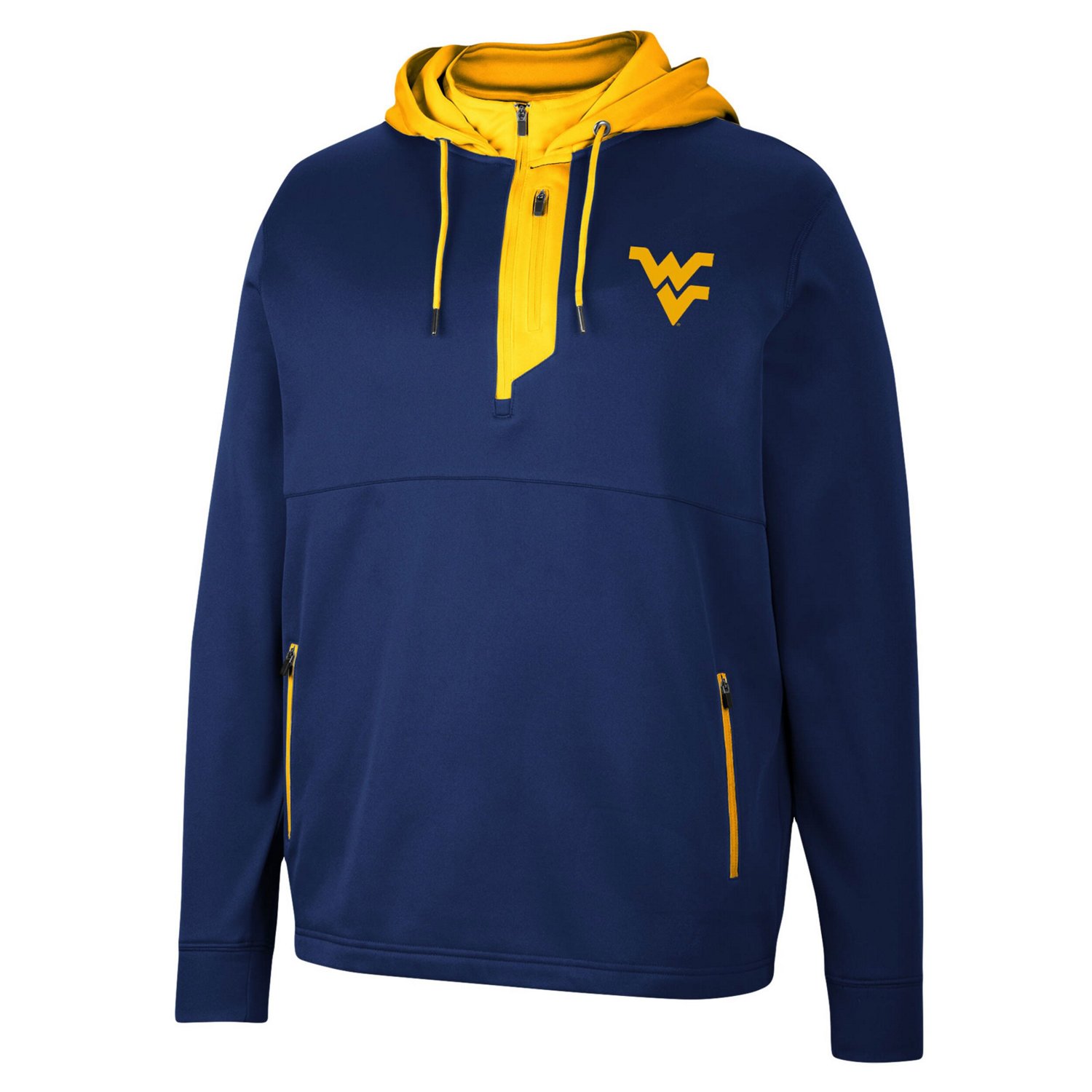 Colosseum West Virginia Mountaineers Luge 30 Quarter-Zip Hoodie