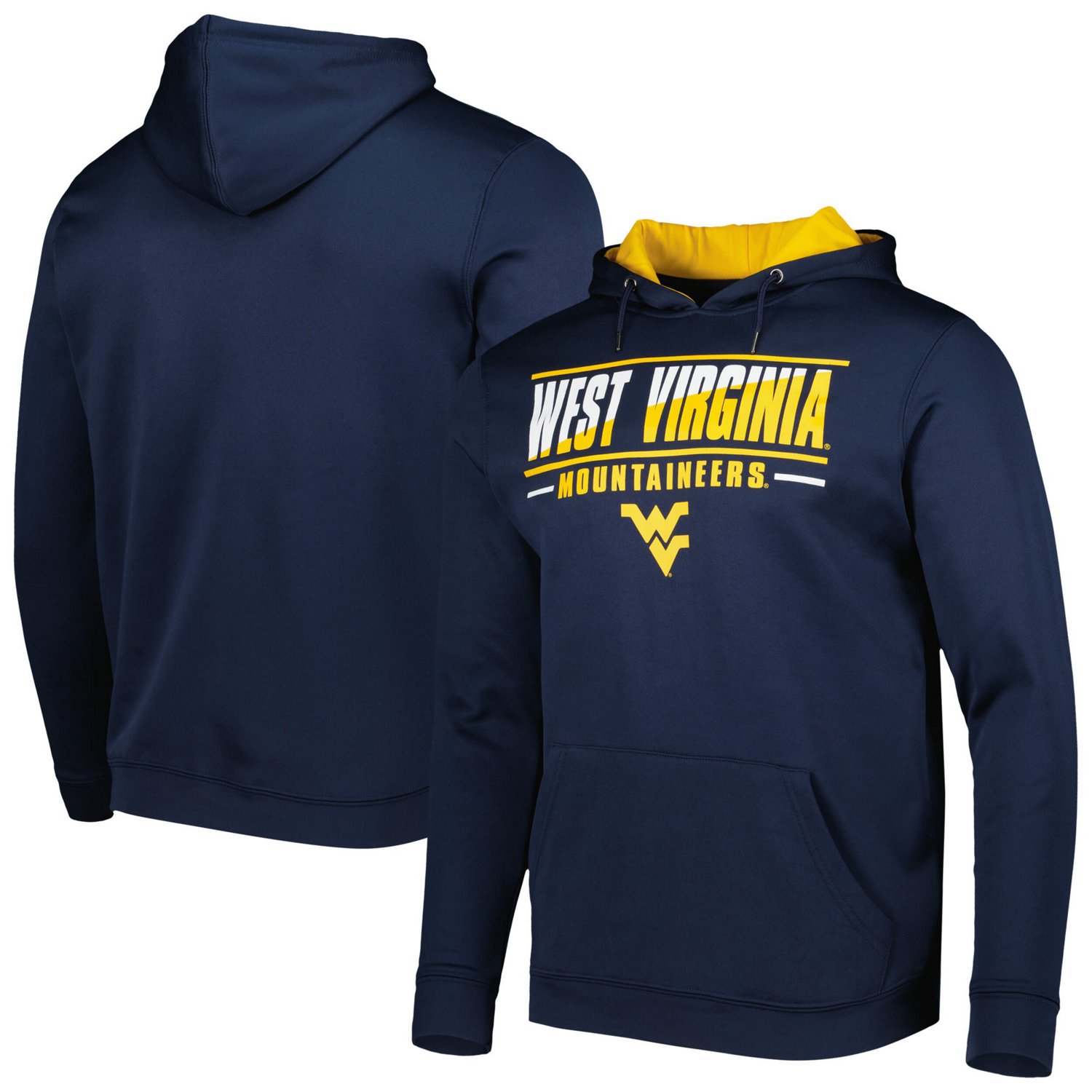 Colosseum West Virginia Mountaineers Slash Stack 20 Pullover Hoodie - view number 1
