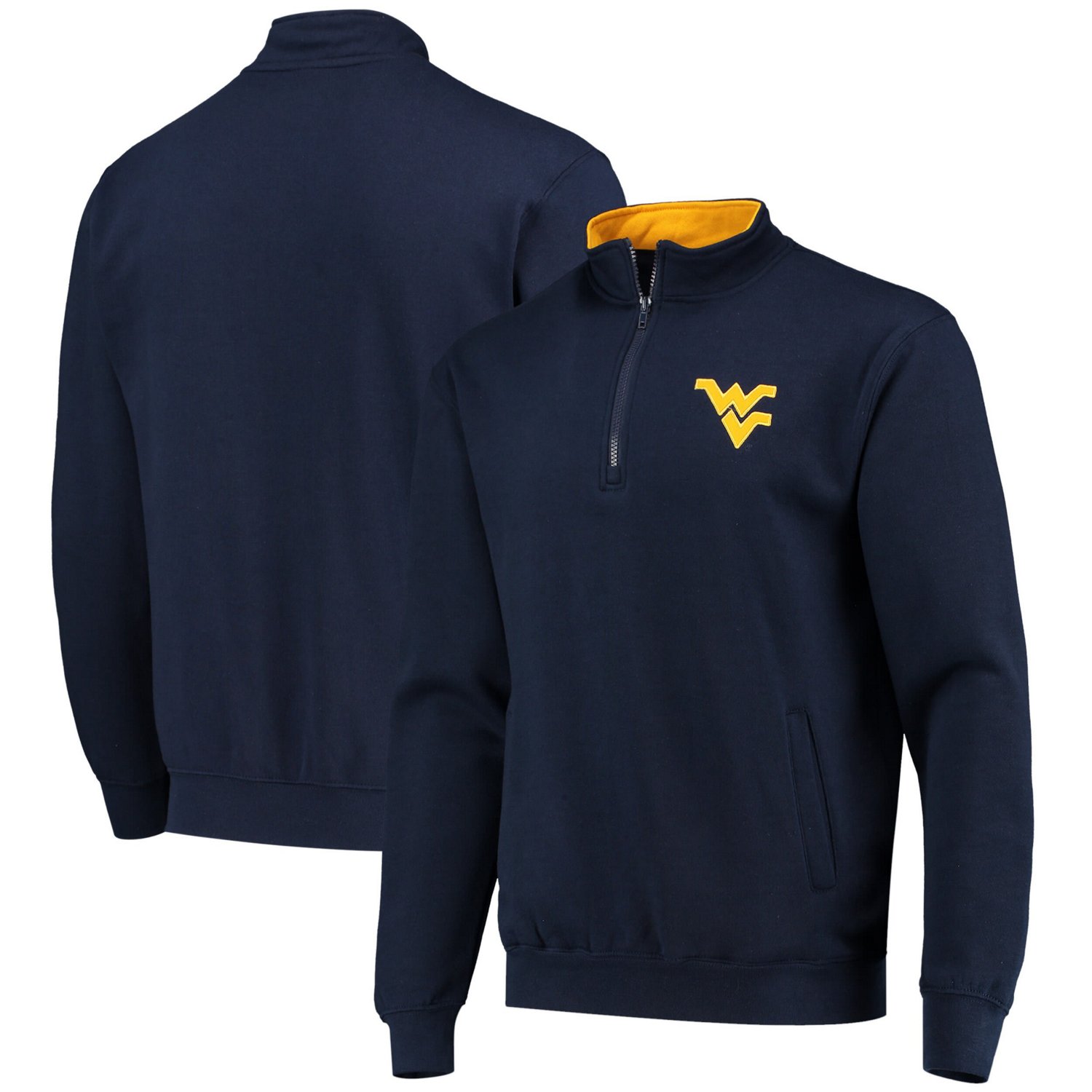 Colosseum West Virginia Mountaineers Tortugas Logo Quarter-Zip Jacket - view number 1