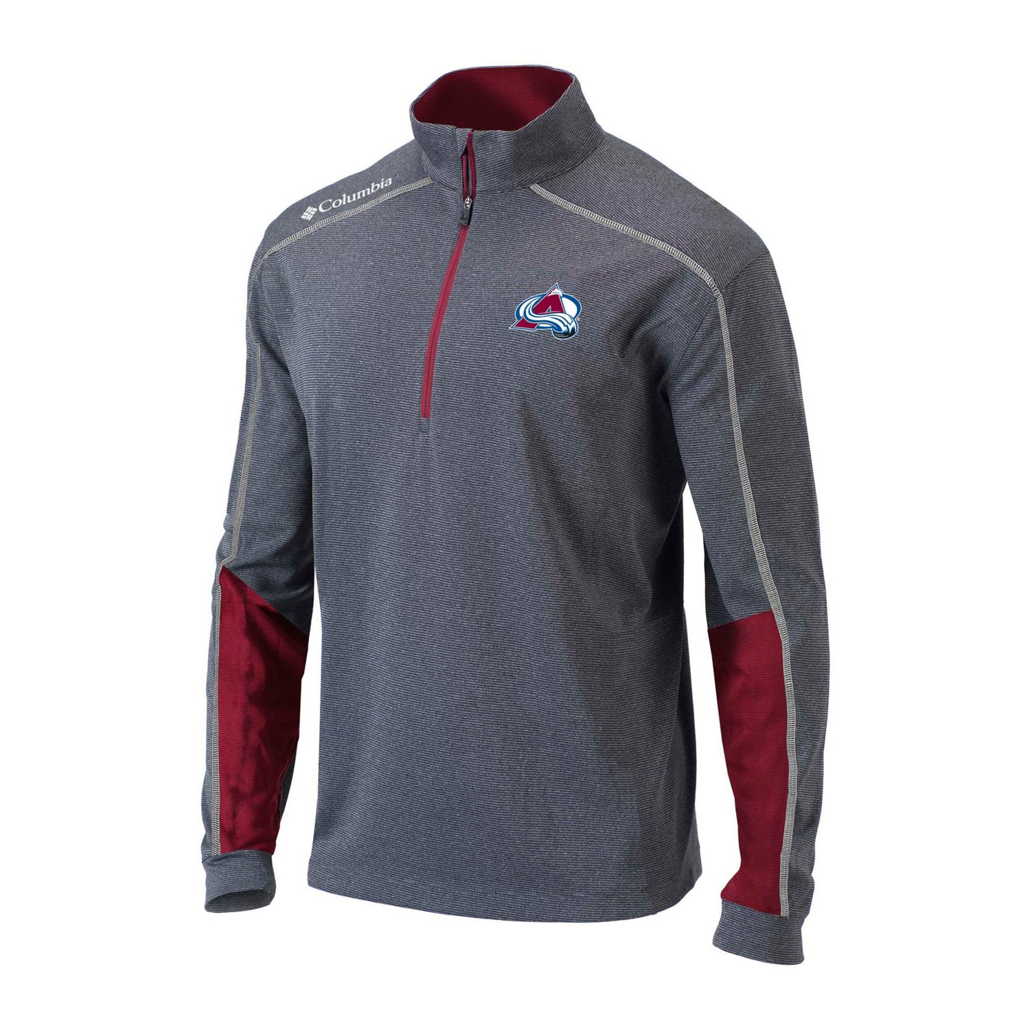 Columbia / Colorado Avalanche Omni-Wick Shotgun 20 Quarter-Zip Pullover Top                                                      - view number 2