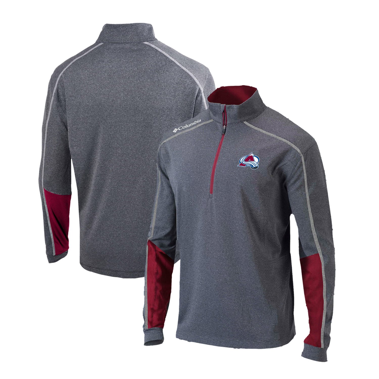 Columbia / Colorado Avalanche Omni-Wick Shotgun 20 Quarter-Zip Pullover Top
