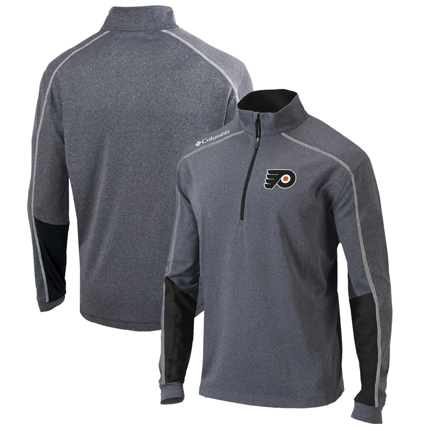 Columbia / Philadelphia Flyers Omni-Wick Shotgun 20 Quarter-Zip Pullover Top