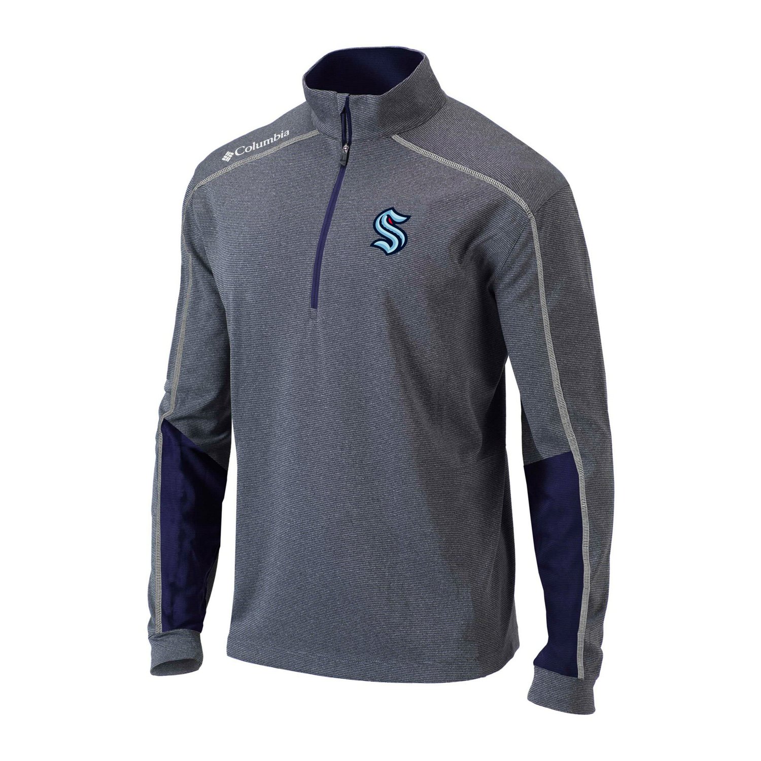 Columbia / Seattle Kraken Omni-Wick Shotgun 20 Quarter-Zip Pullover Top                                                          - view number 2