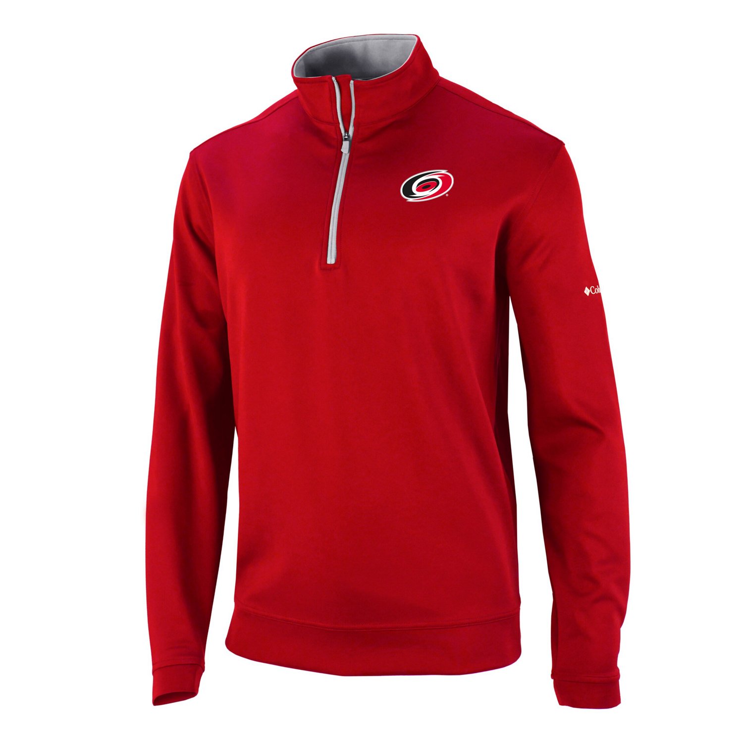 Columbia Carolina Hurricanes Omni-Wick Wickhams Hills Half-Zip Pullover Top - view number 2