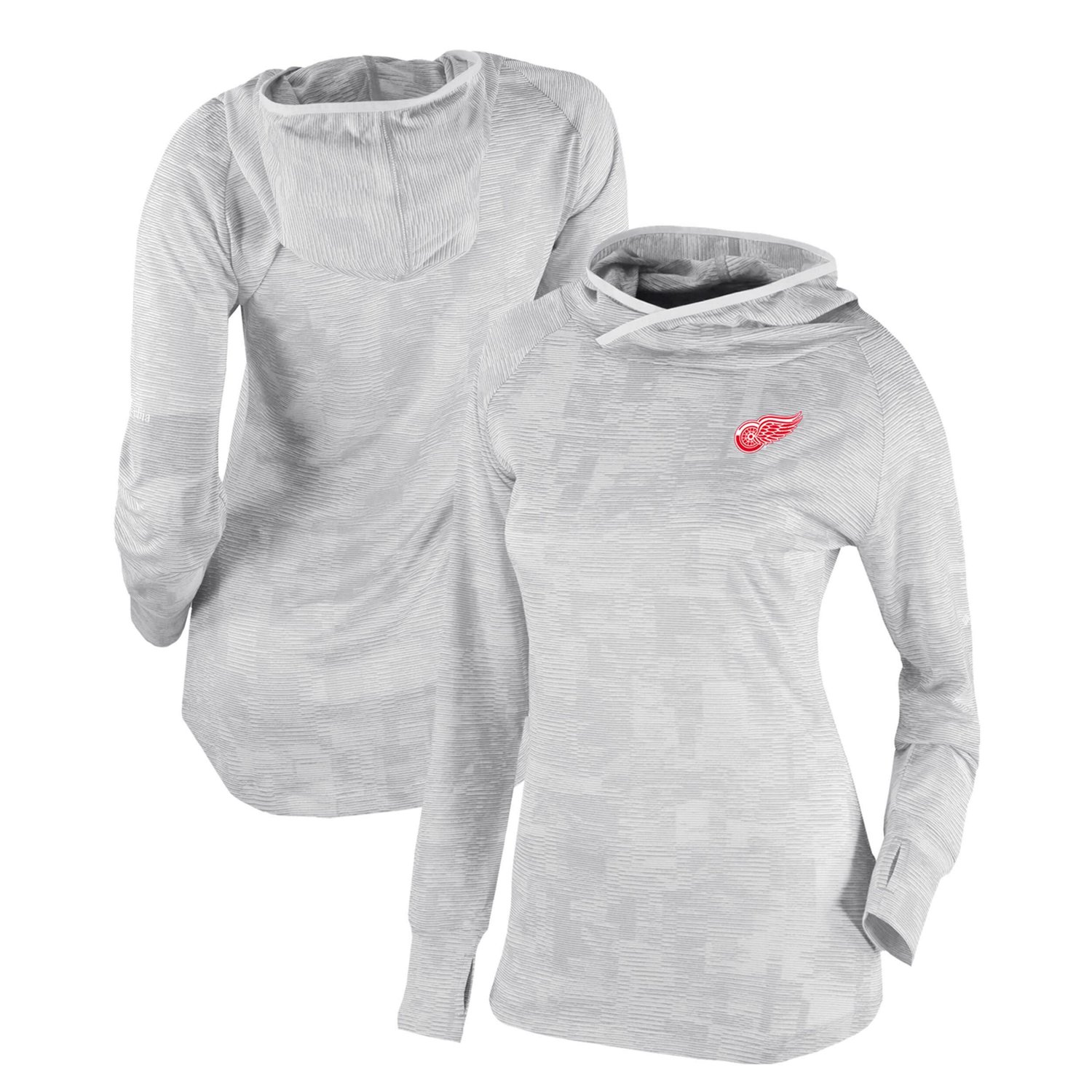 Columbia Detroit Red Wings Omni-Wick Sunday Ball Pullover Hoodie