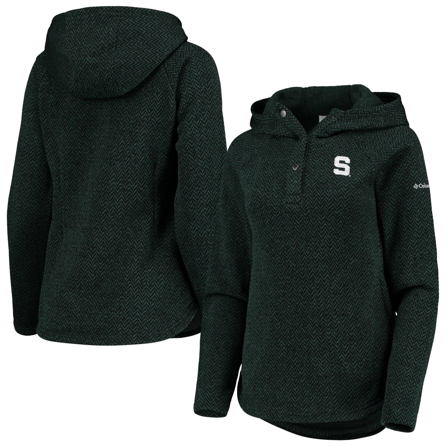 Columbia Michigan State Spartans Darling Days Raglan Fleece Pullover Hoodie - view number 1