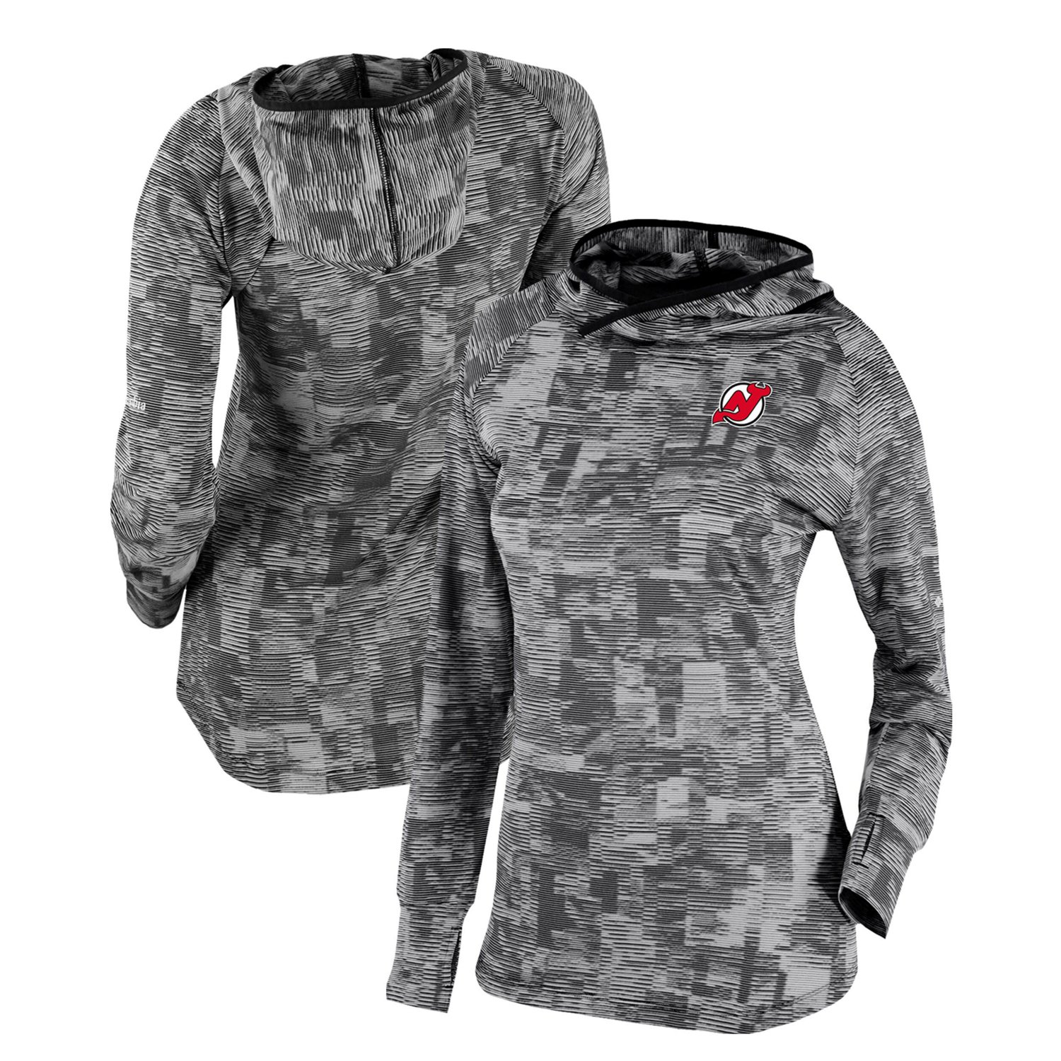 Columbia New Jersey Devils Omni-Wick Sunday Ball Pullover Hoodie