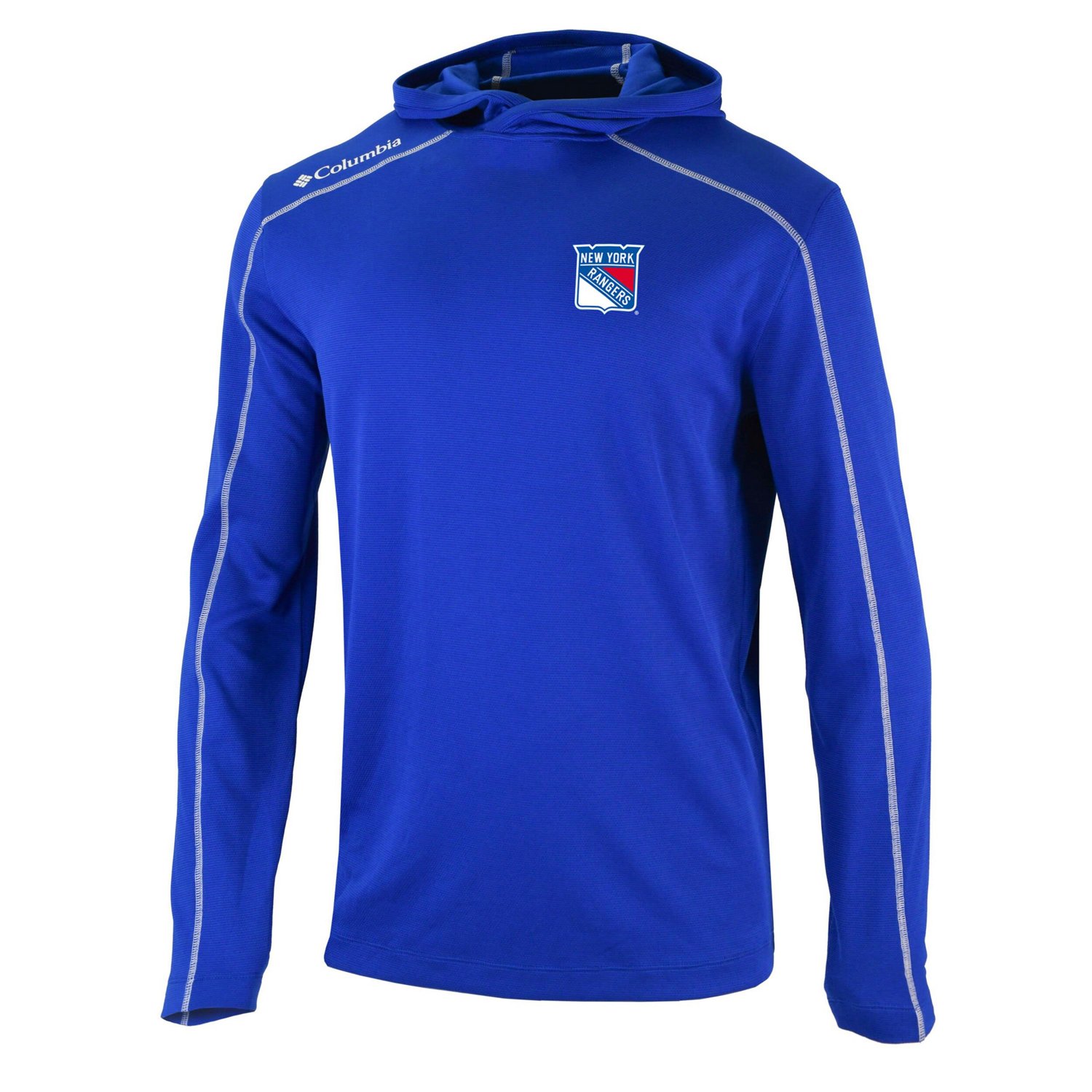 Columbia New York Rangers Omni-Wick Shotgun Long Sleeve Hoodie T-Shirt - view number 2