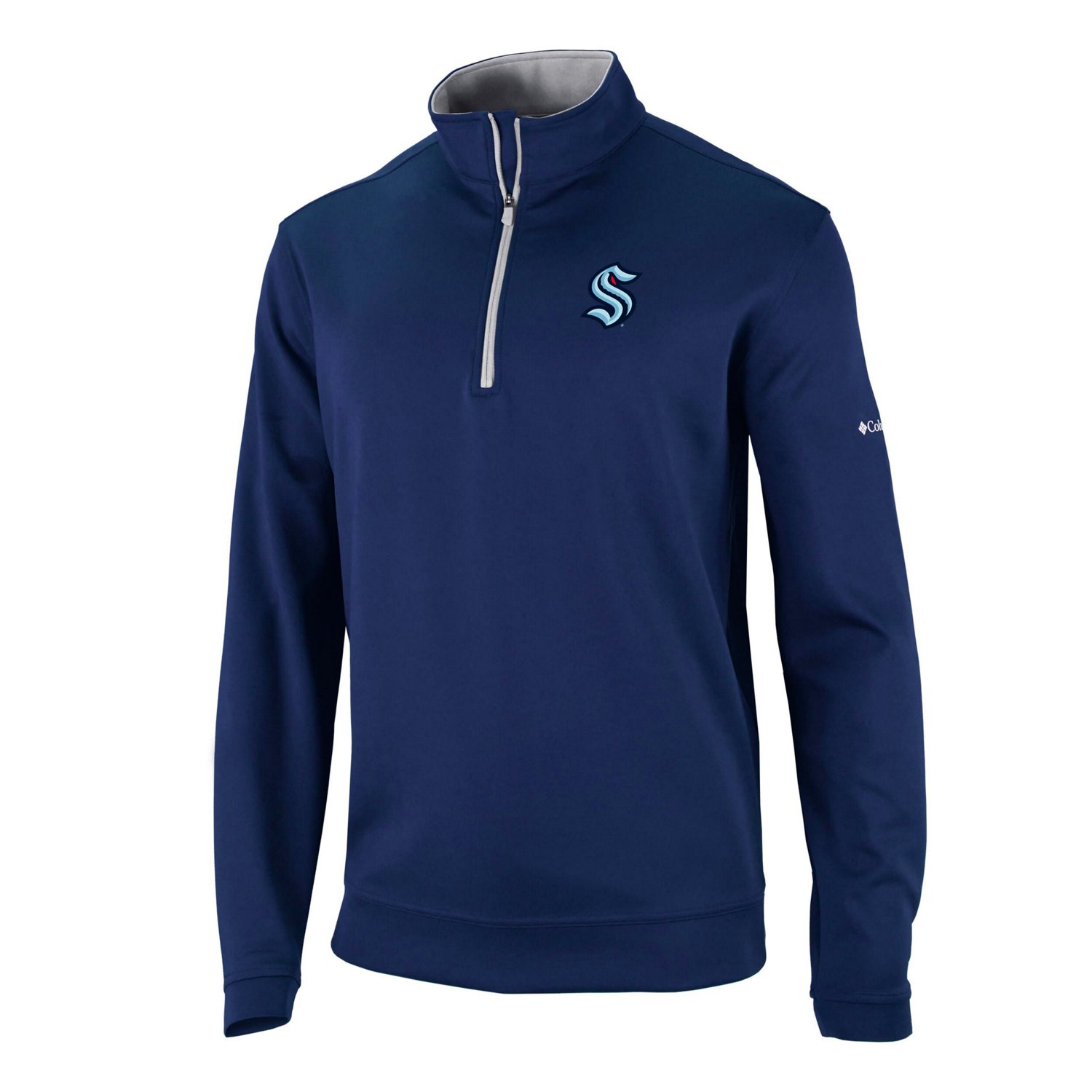 Columbia Seattle Kraken Omni-Wick Wickhams Hills Half-Zip Pullover Top                                                           - view number 2