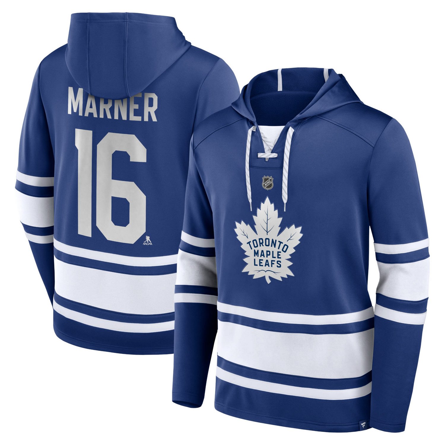 Fanatics Branded Mitch Marner Toronto Maple Leafs Name  Number Lace-Up Pullover Hoodie