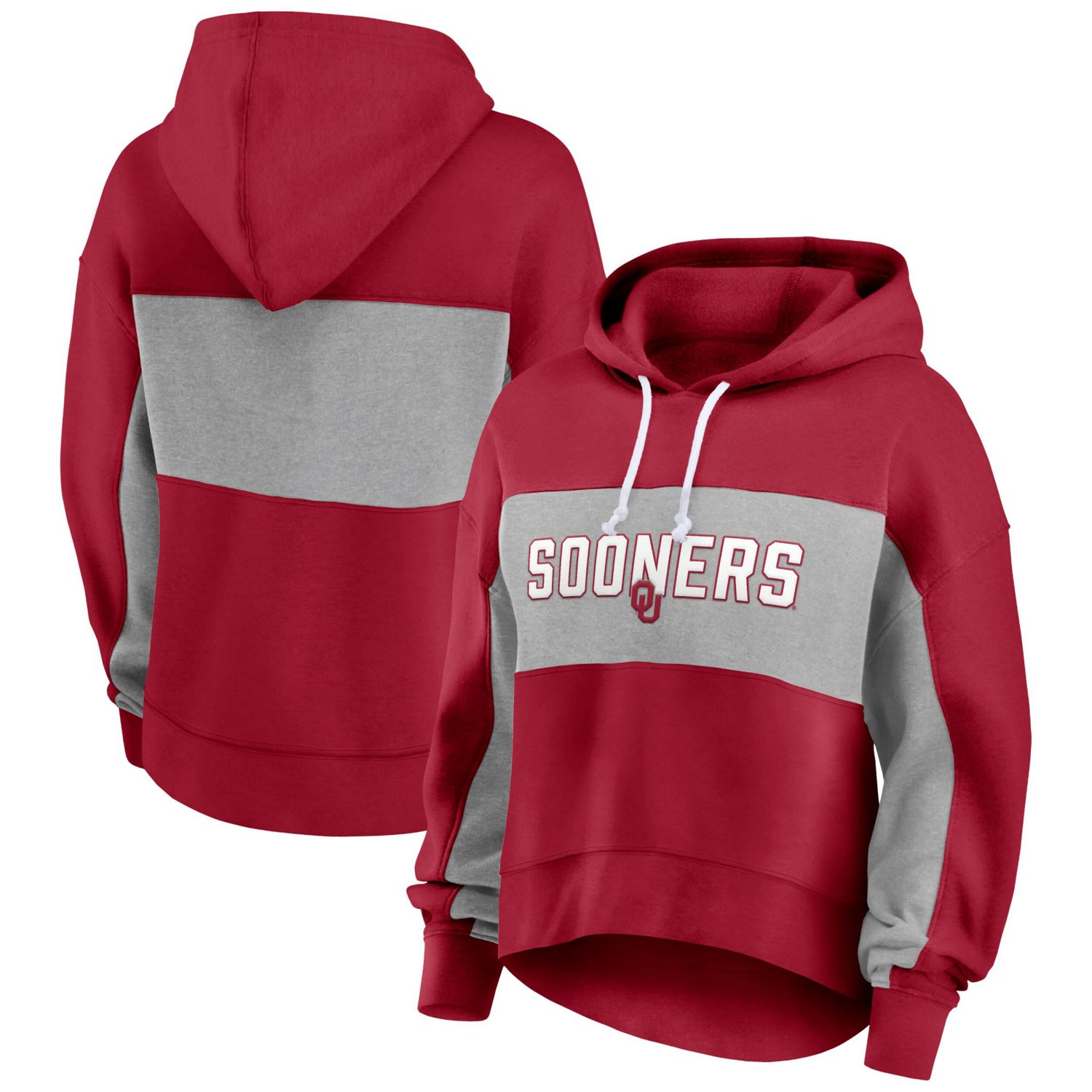 Fanatics Branded Oklahoma Sooners Filled Stat Sheet Pullover Hoodie - view number 1