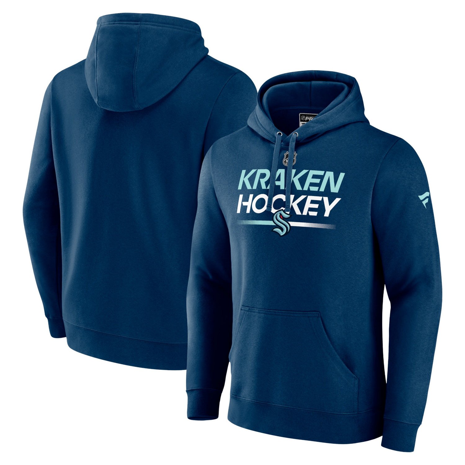 Fanatics Branded Seattle Kraken Authentic Pro Pullover Hoodie                                                                    - view number 1