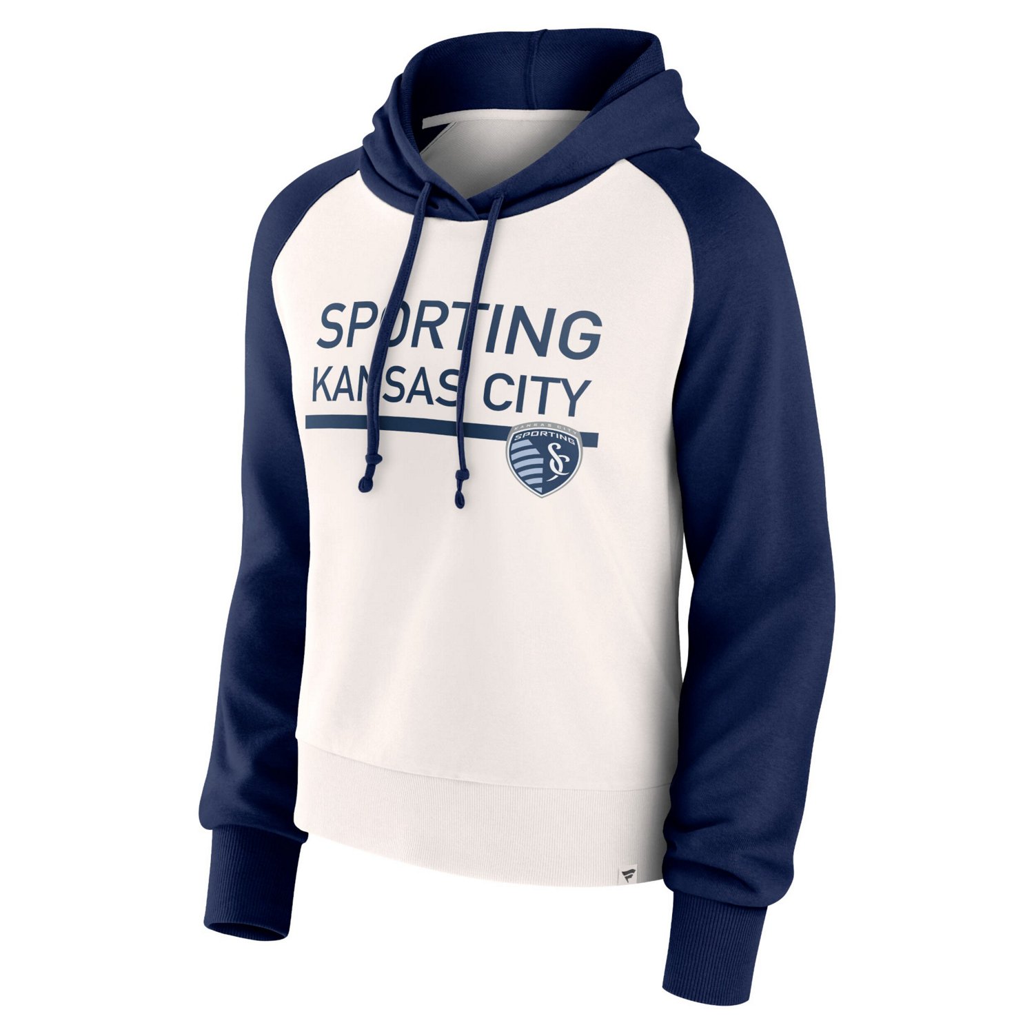 Fanatics Branded Sporting Kansas City Free Kick Fleece Raglan Pullover Hoodie - view number 2