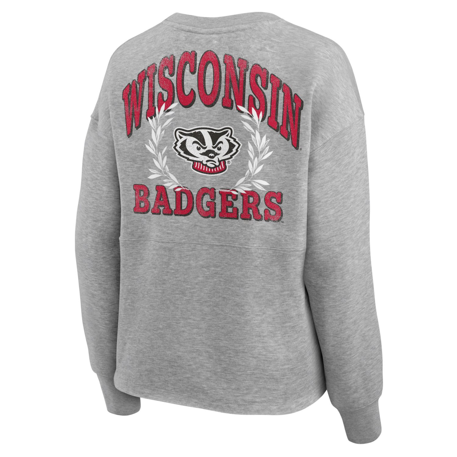 Fanatics Branded Wisconsin Badgers Ready Play Crew Pullover Sweatshirt - view number 3
