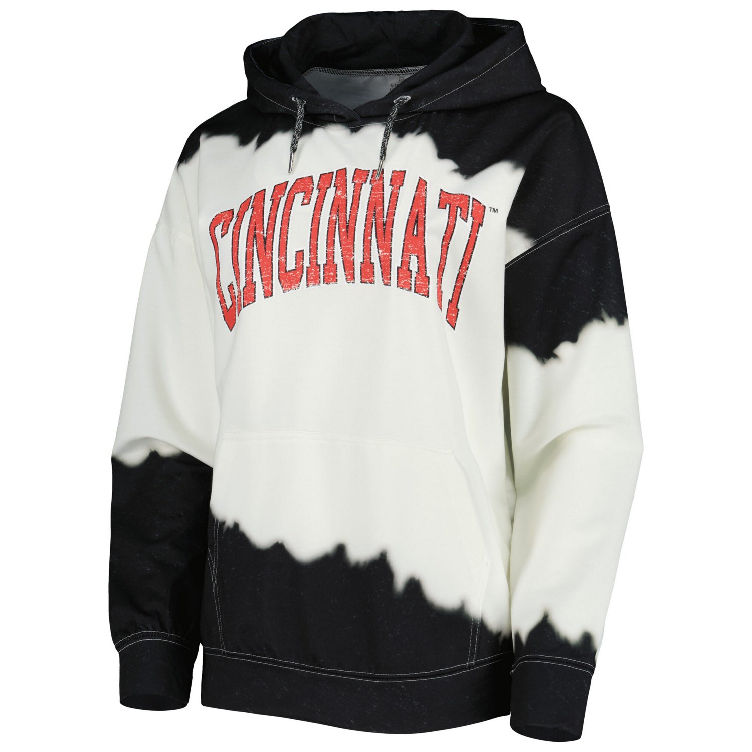 Gameday Couture /Black Cincinnati Bearcats For the Fun Double Dip-Dyed Pullover Hoodie - view number 2