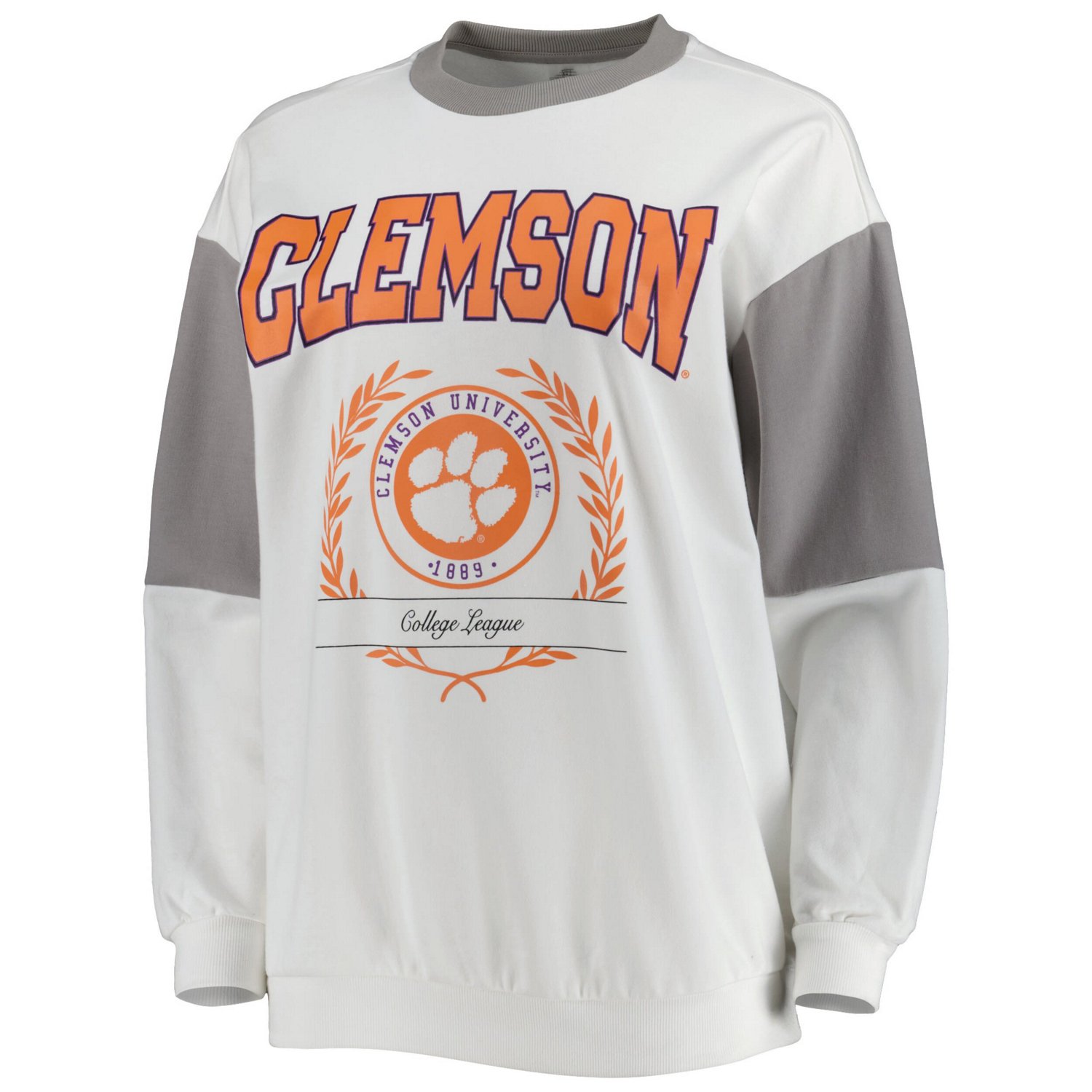 Gameday Couture Clemson Tigers It's A Vibe Dolman Pullover Sweatshirt