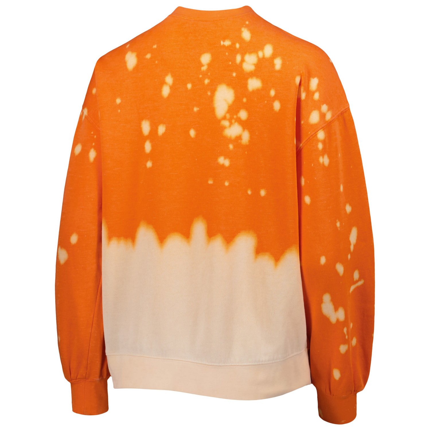 Gameday Couture Clemson Tigers Twice As Nice Faded Dip-Dye Pullover Long Sleeve Top