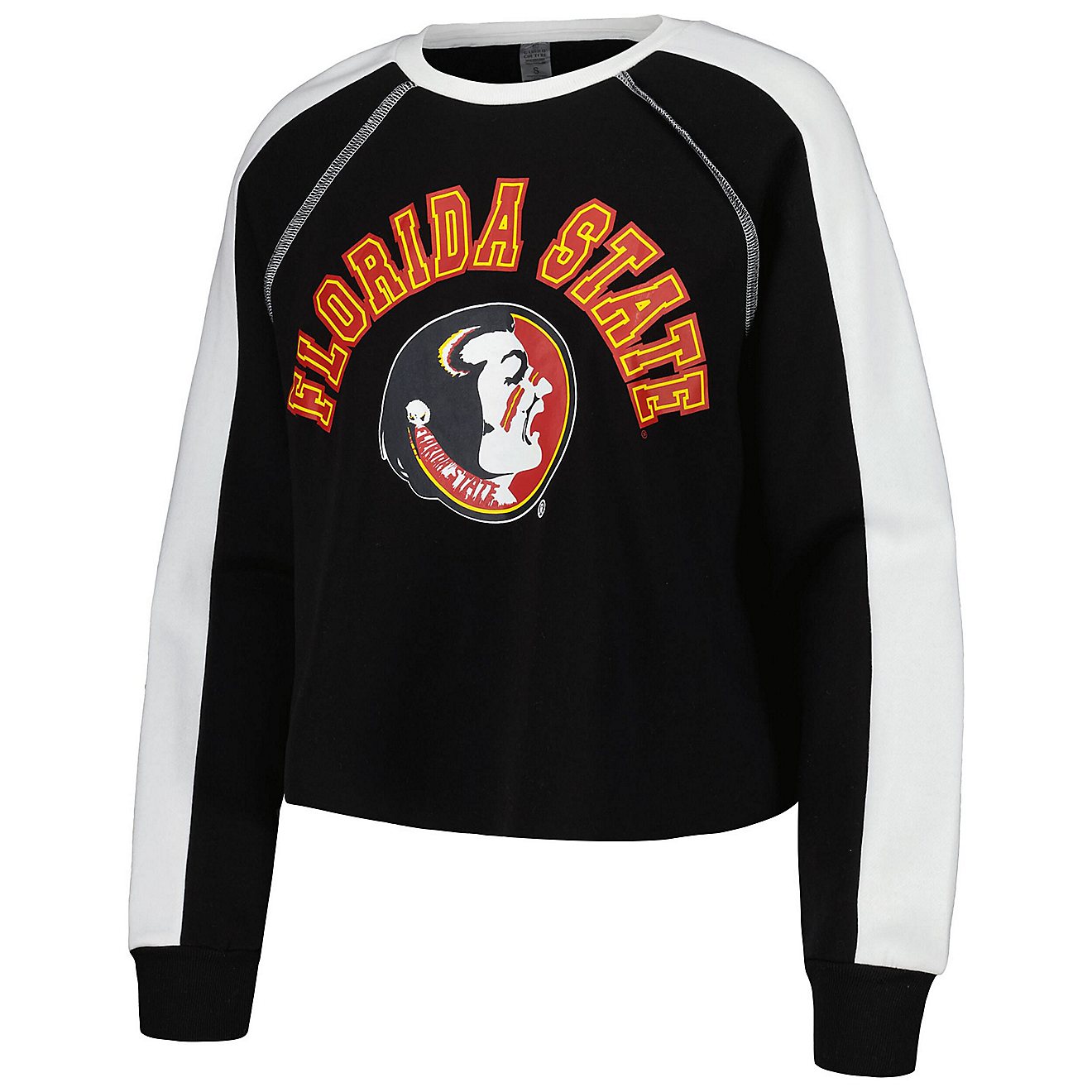 Gameday Couture Florida State Seminoles Blindside Raglan Cropped Pullover Sweatshirt                                             - view number 2