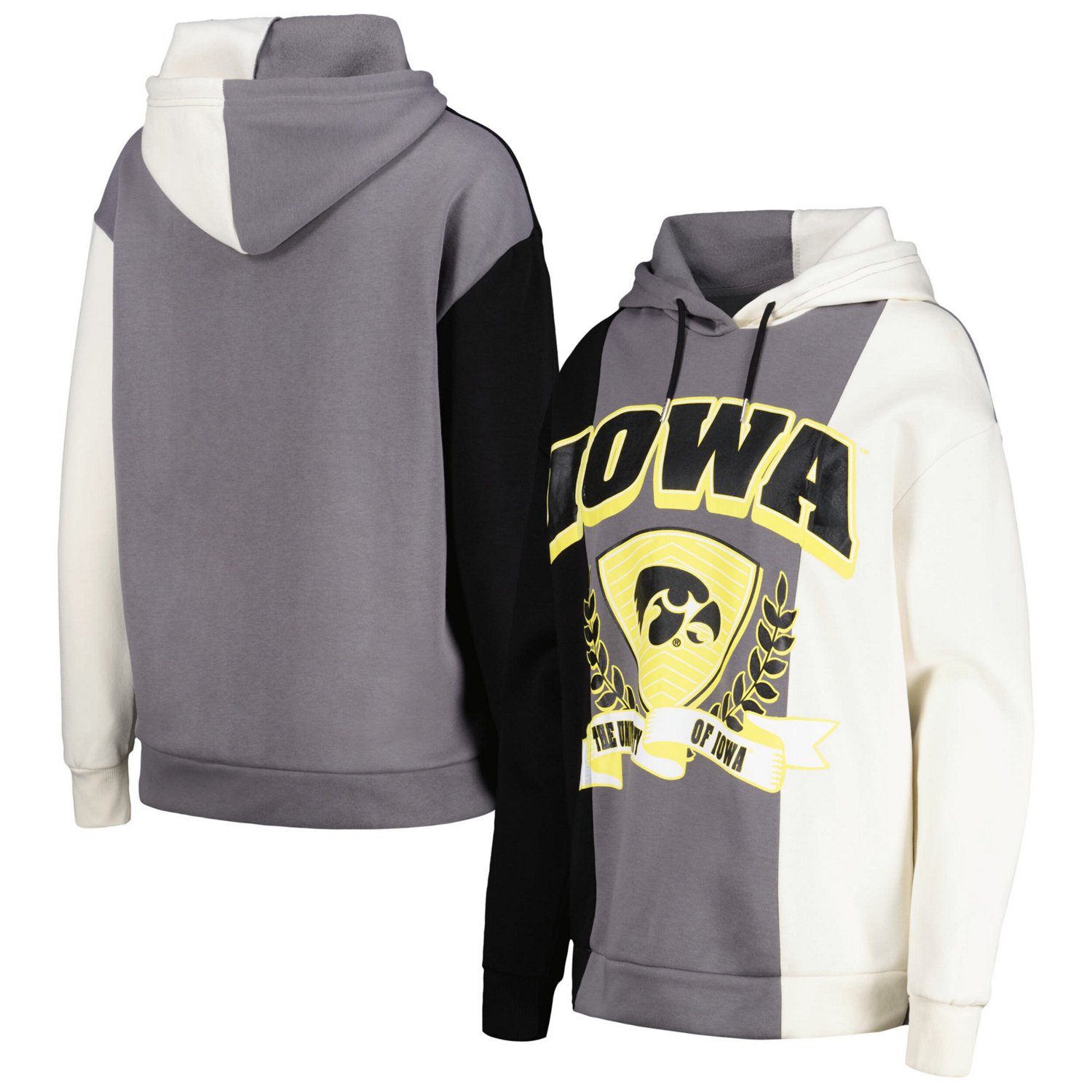 Gameday Couture Iowa Hawkeyes Hall of Fame Colorblock Pullover Hoodie