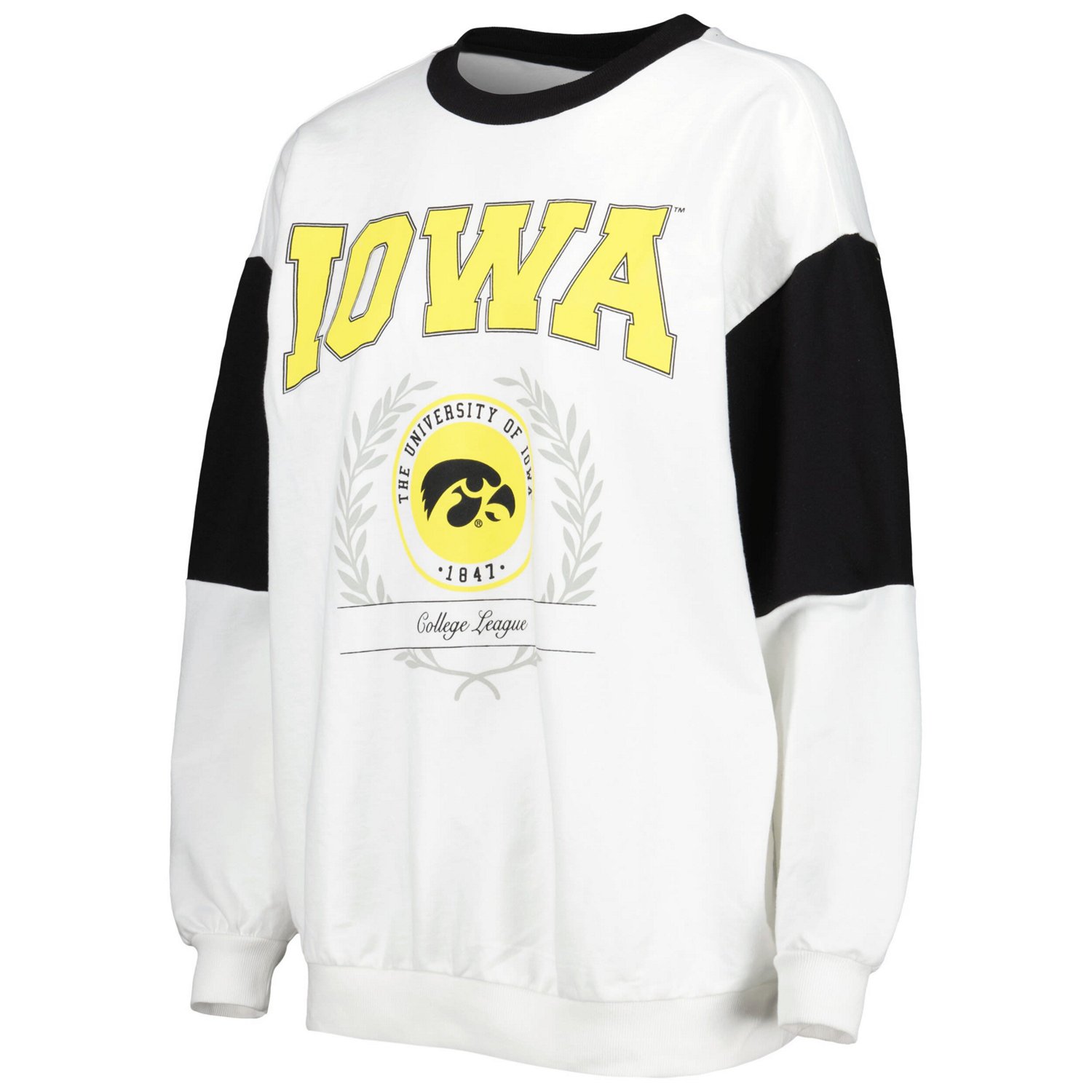 Gameday Couture Iowa Hawkeyes It's A Vibe Dolman Pullover Sweatshirt