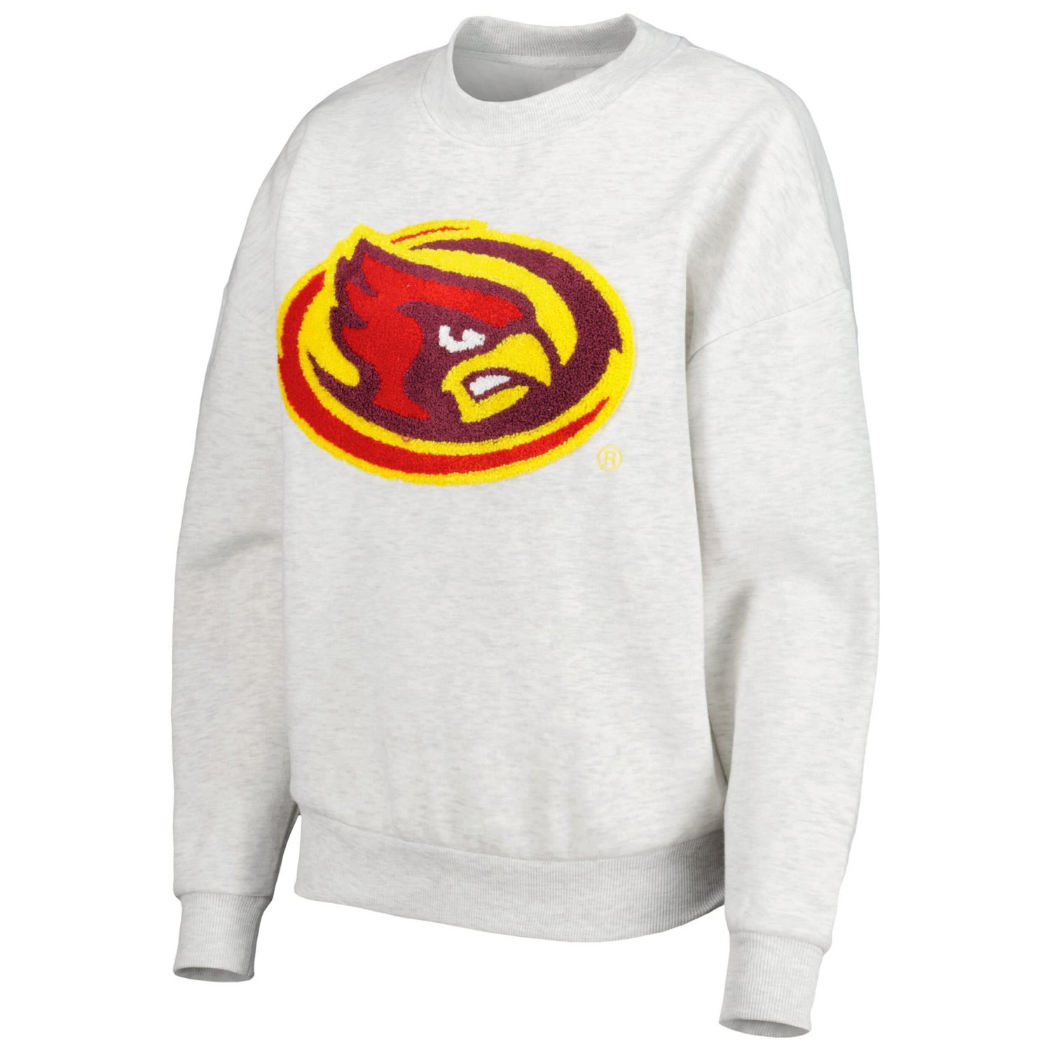 Gameday Couture Iowa State Cyclones Chenille Patch Fleece Pullover Sweatshirt - view number 2