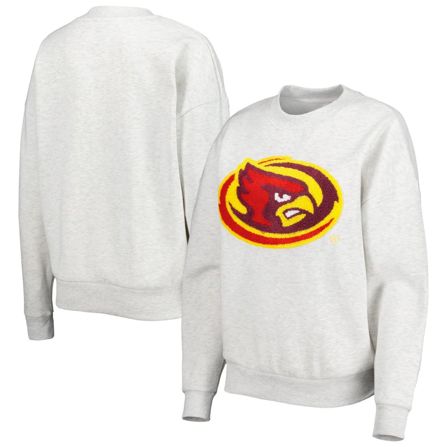 Gameday Couture Iowa State Cyclones Chenille Patch Fleece Pullover Sweatshirt - view number 1
