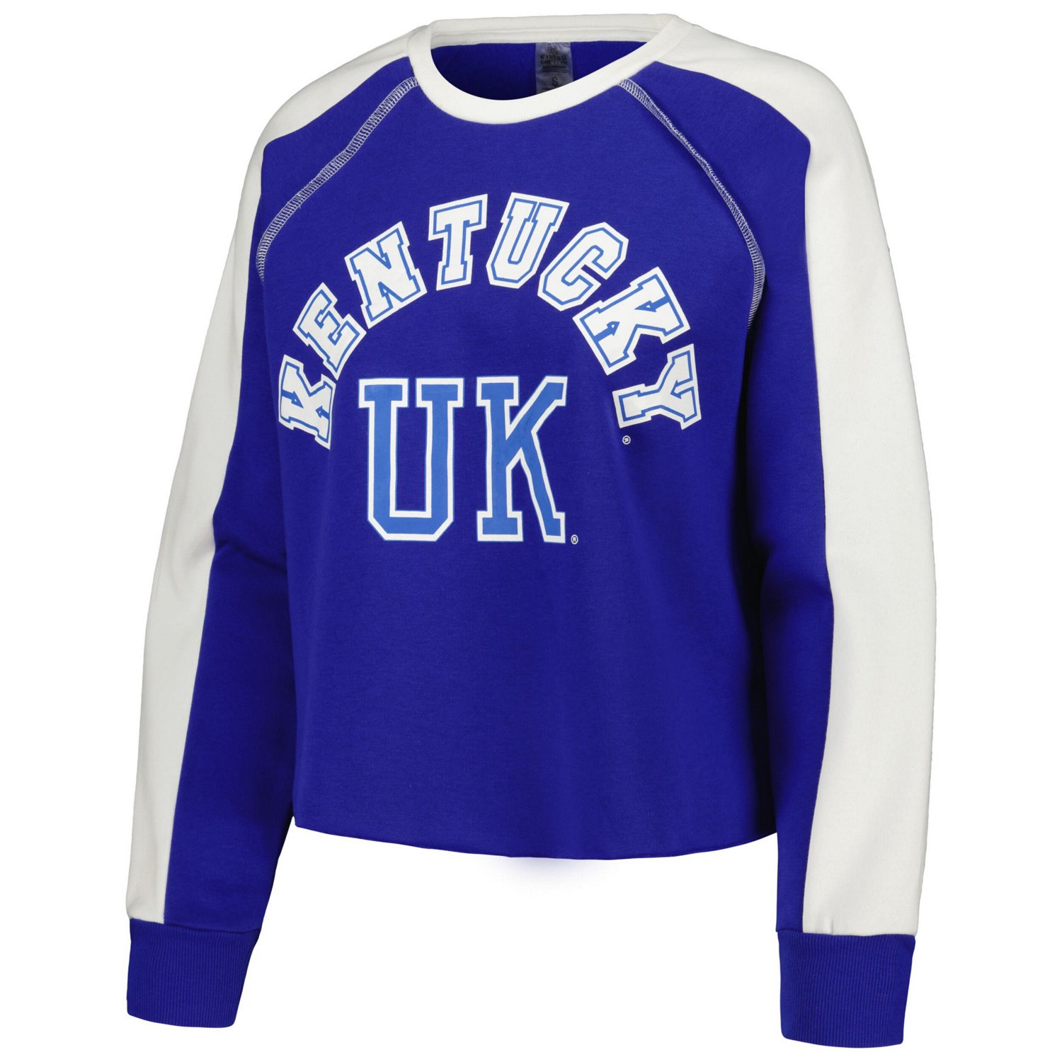 Gameday Couture Kentucky Wildcats Blindside Raglan Cropped Pullover Sweatshirt