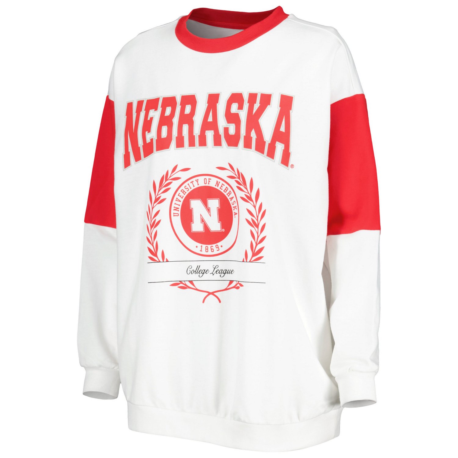 Gameday Couture Nebraska Huskers It's A Vibe Dolman Pullover Sweatshirt - view number 2