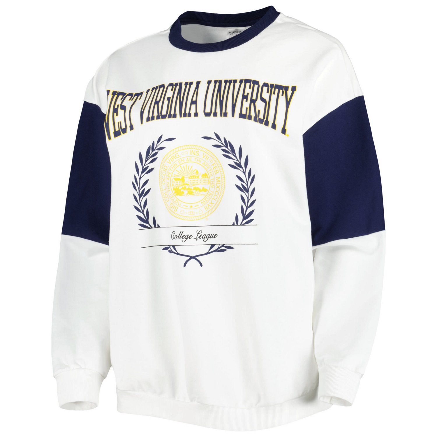 Gameday Couture West Virginia Mountaineers It's A Vibe Dolman Pullover Sweatshirt - view number 2
