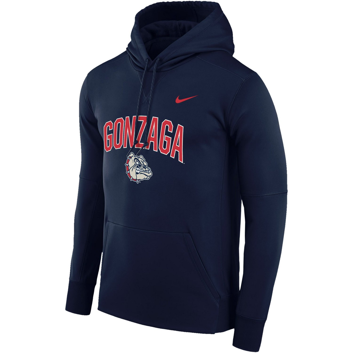 Gonzaga Bulldogs Arch Over Logo Pullover Hoodie                                                                                 