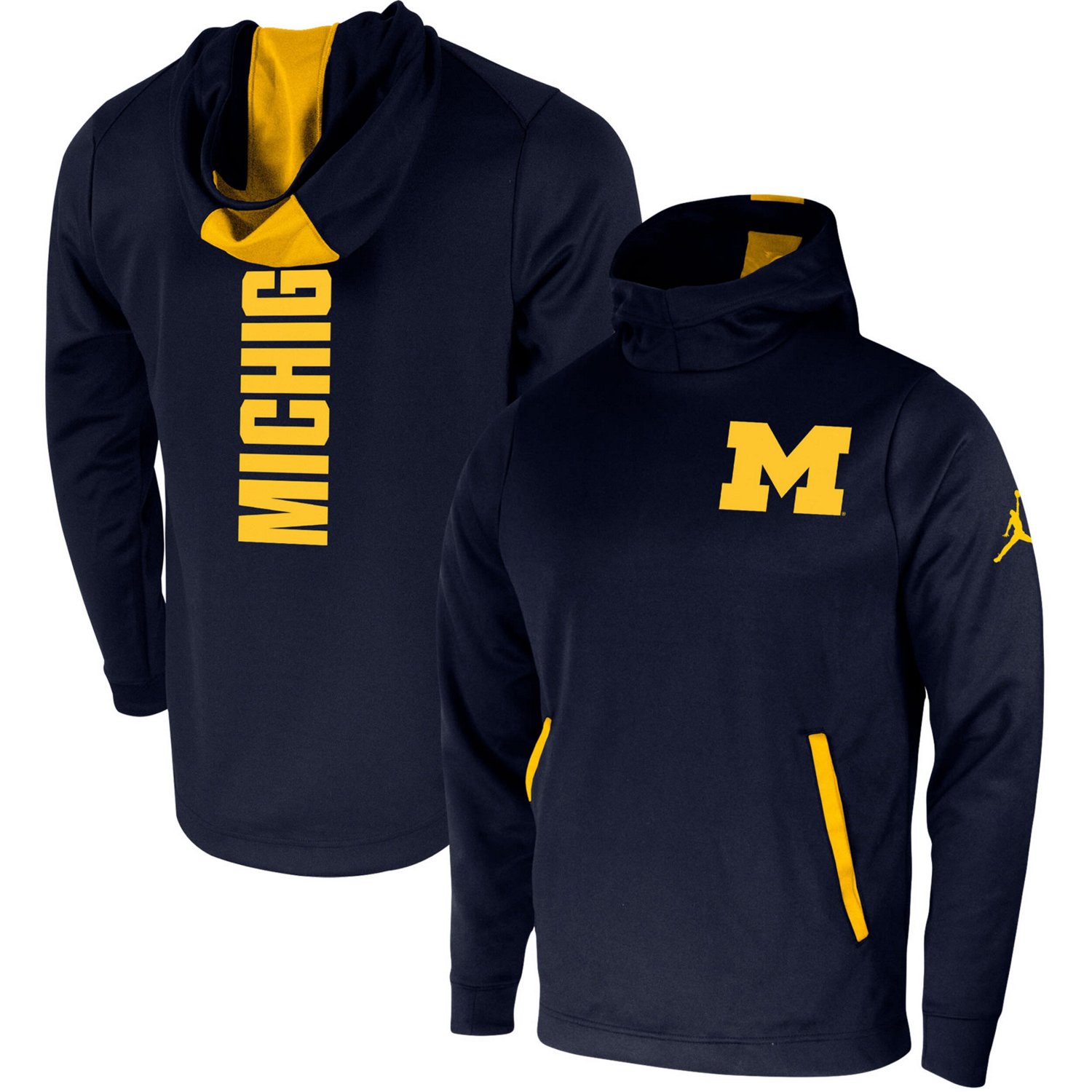 Jordan sales michigan hoodie