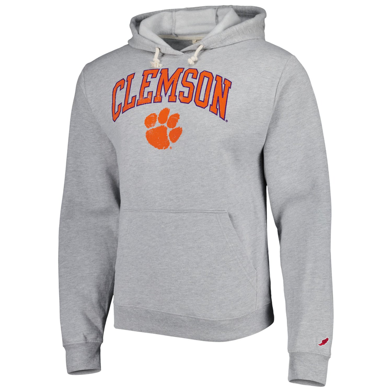 League Collegiate Wear Clemson Tigers Arch Essential Pullover Hoodie